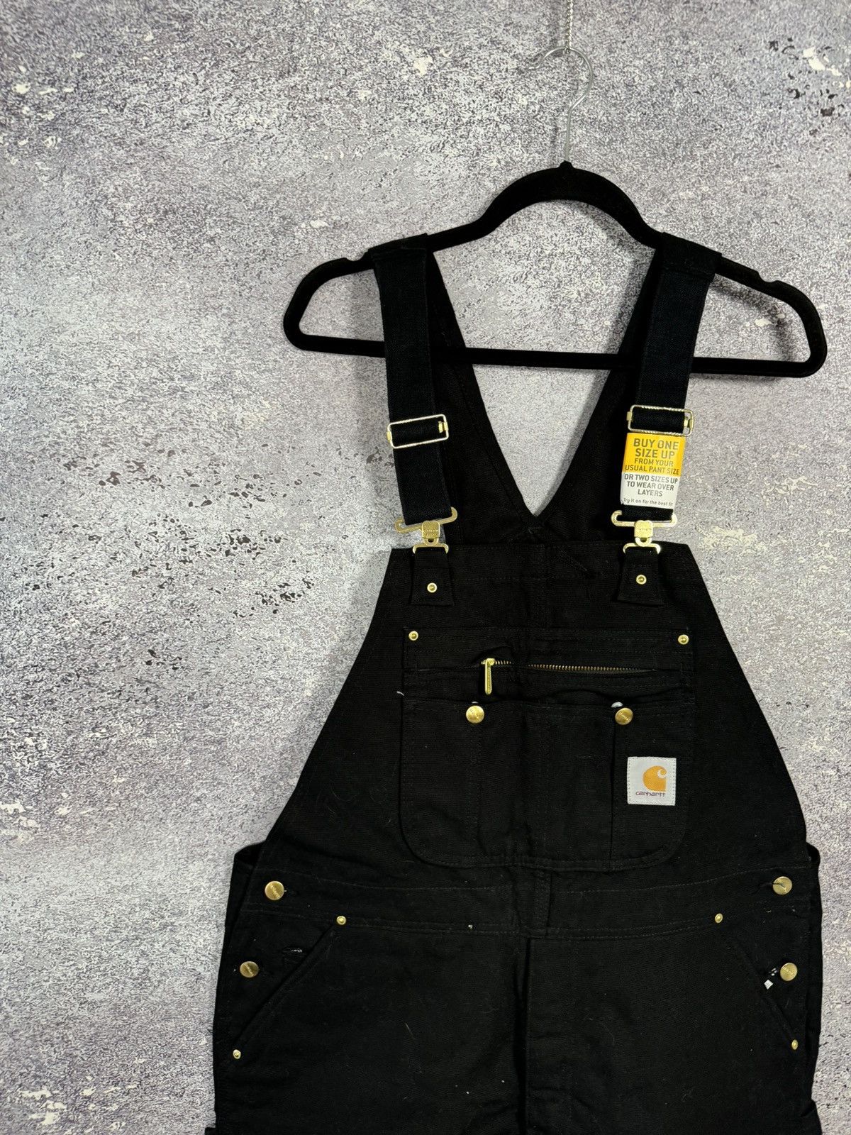 Carhartt NWT Carhartt double knee overall Black fit 42x30 Size US 42 / EU 58 - 2 Thumbnail