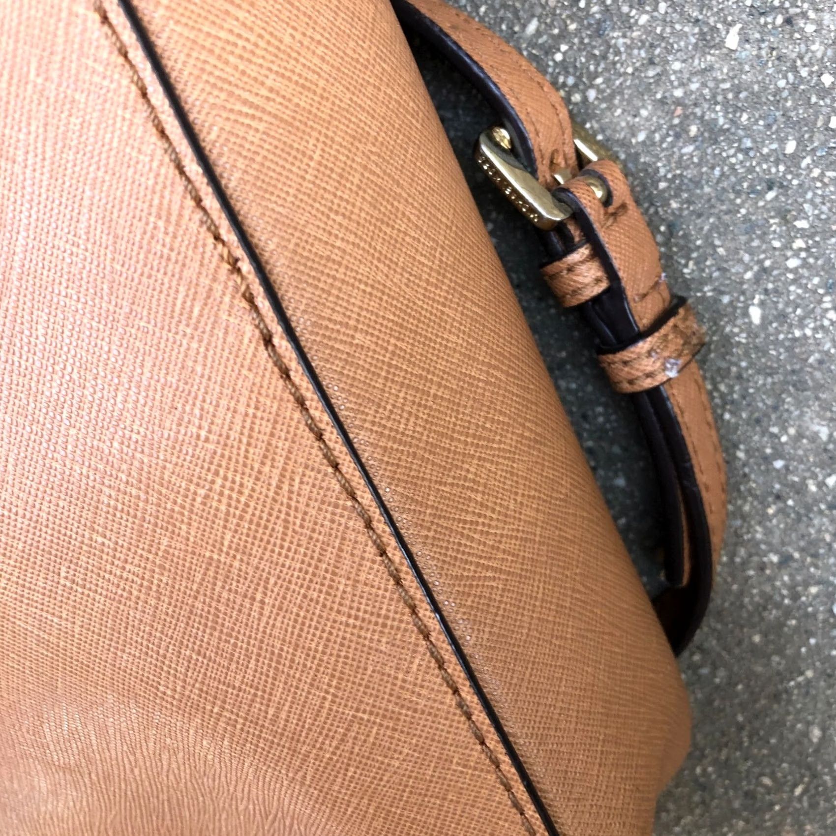 Michael Kors MICHAEL KORS Jet Set Chain Crossbody Purse Brown Shoulder Bag Saffiano Leather Size ONE SIZE - 7 Thumbnail