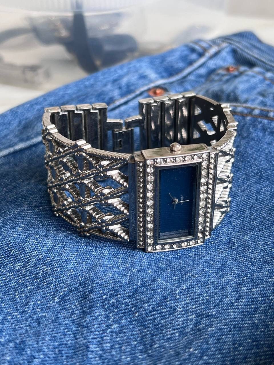 Japanese Brand × Vintage Vintage Japanese style futuristic Watch Big Bracelet Size ONE SIZE - 2 Thumbnail