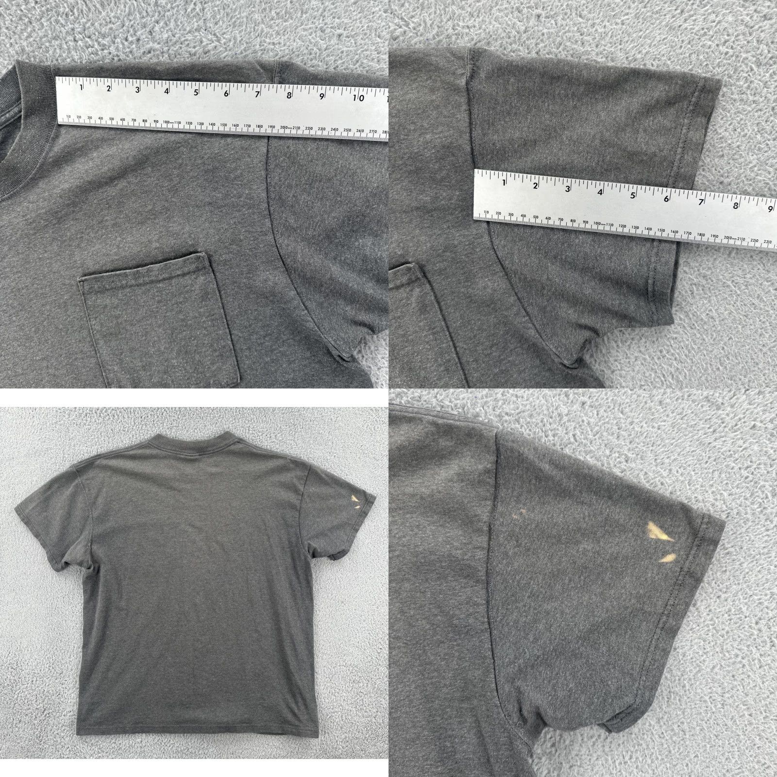 Vintage VINTAGE DC Athletic Club Mens L Gray Blank Pocket T Shirt USA 90s Mens Size US L / EU 52-54 / 3 - 9 Thumbnail