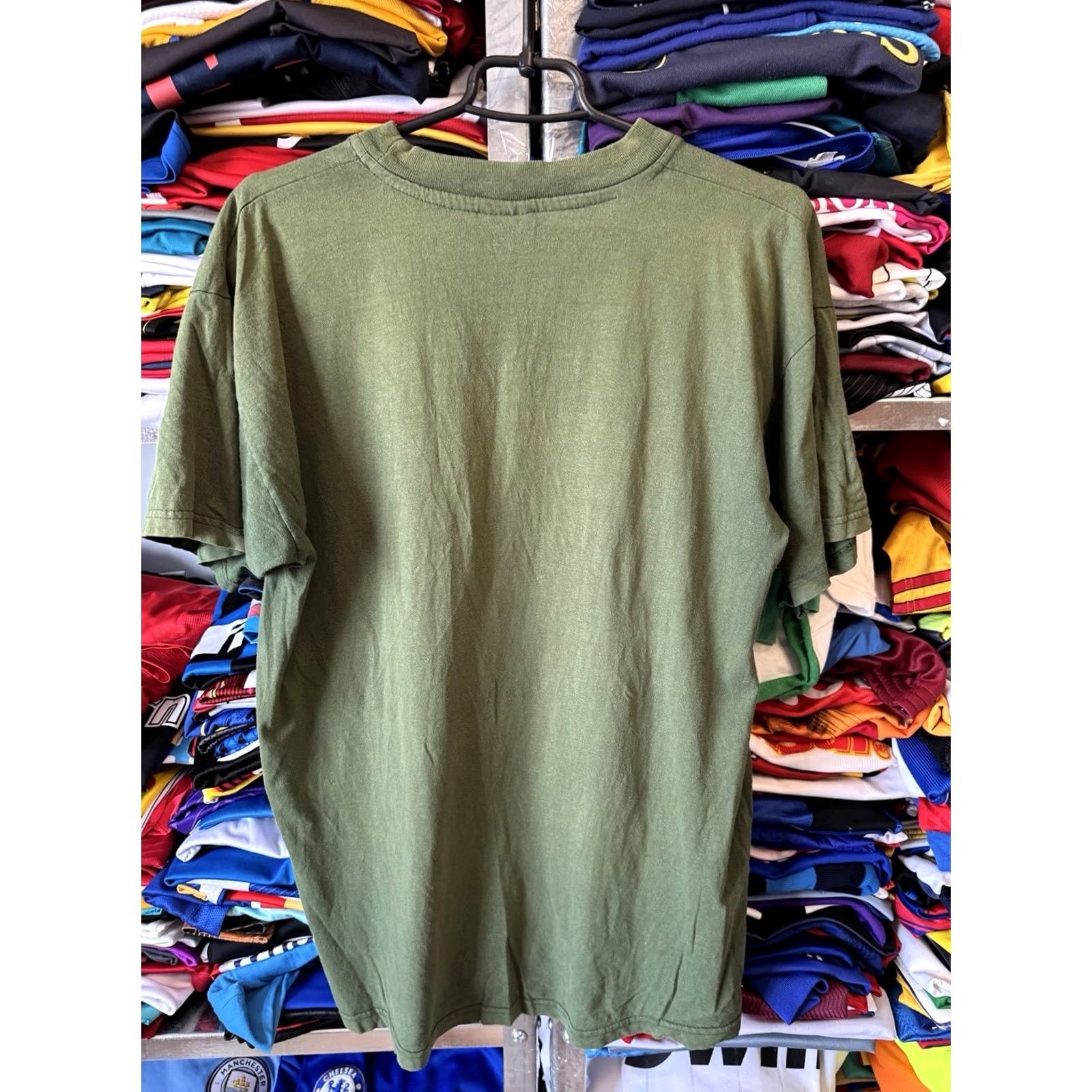 Vintage VINTAGE G.A.S. Drummers Stronger Than Metal Tour Band T-Shirt L Men Olive Green Size US L / EU 52-54 / 3 - 2 Thumbnail