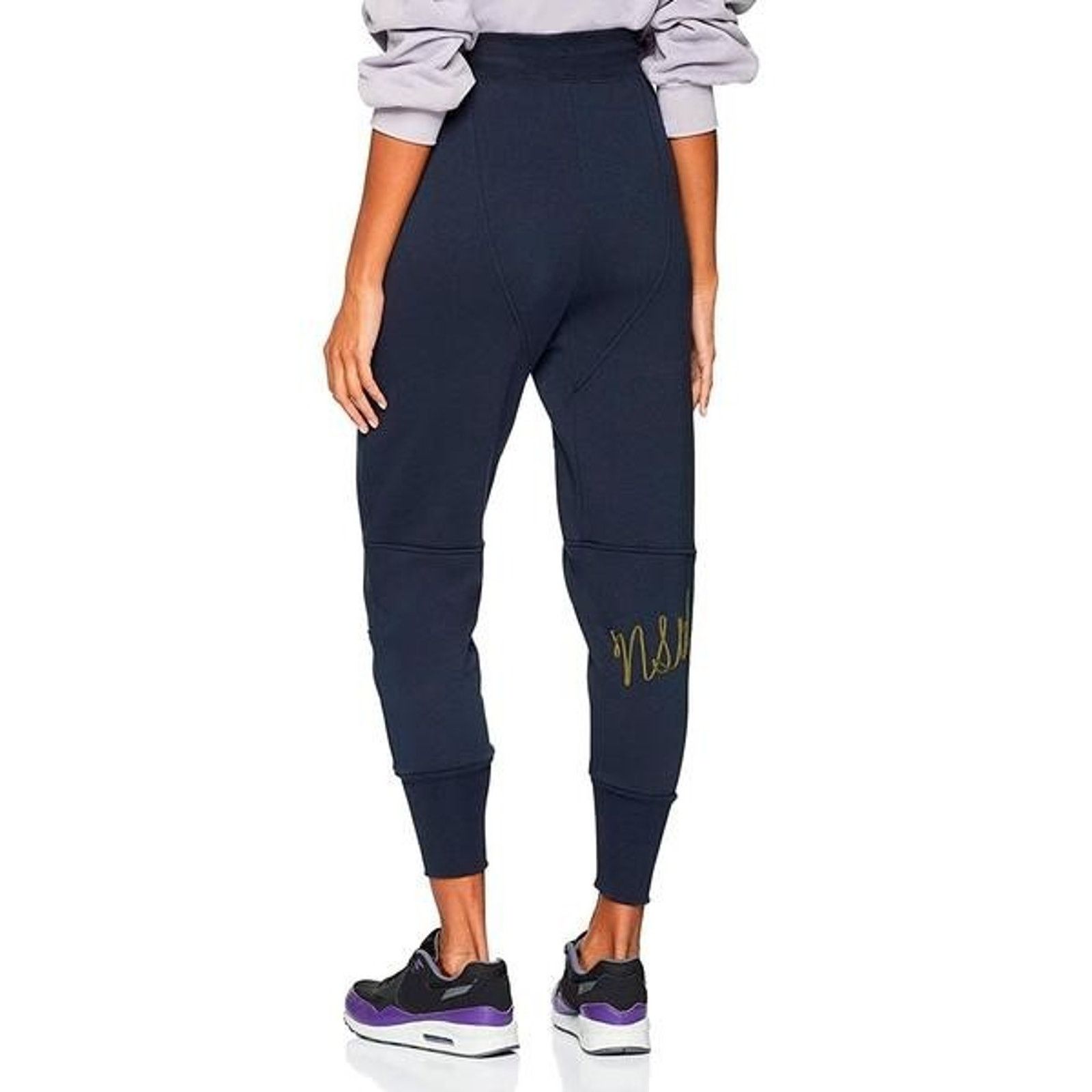 Nike Nike Women’s NSW Logo Ankle Quilted Joggers Size XS Size 25" / US 0 / IT 36 - 2 Thumbnail