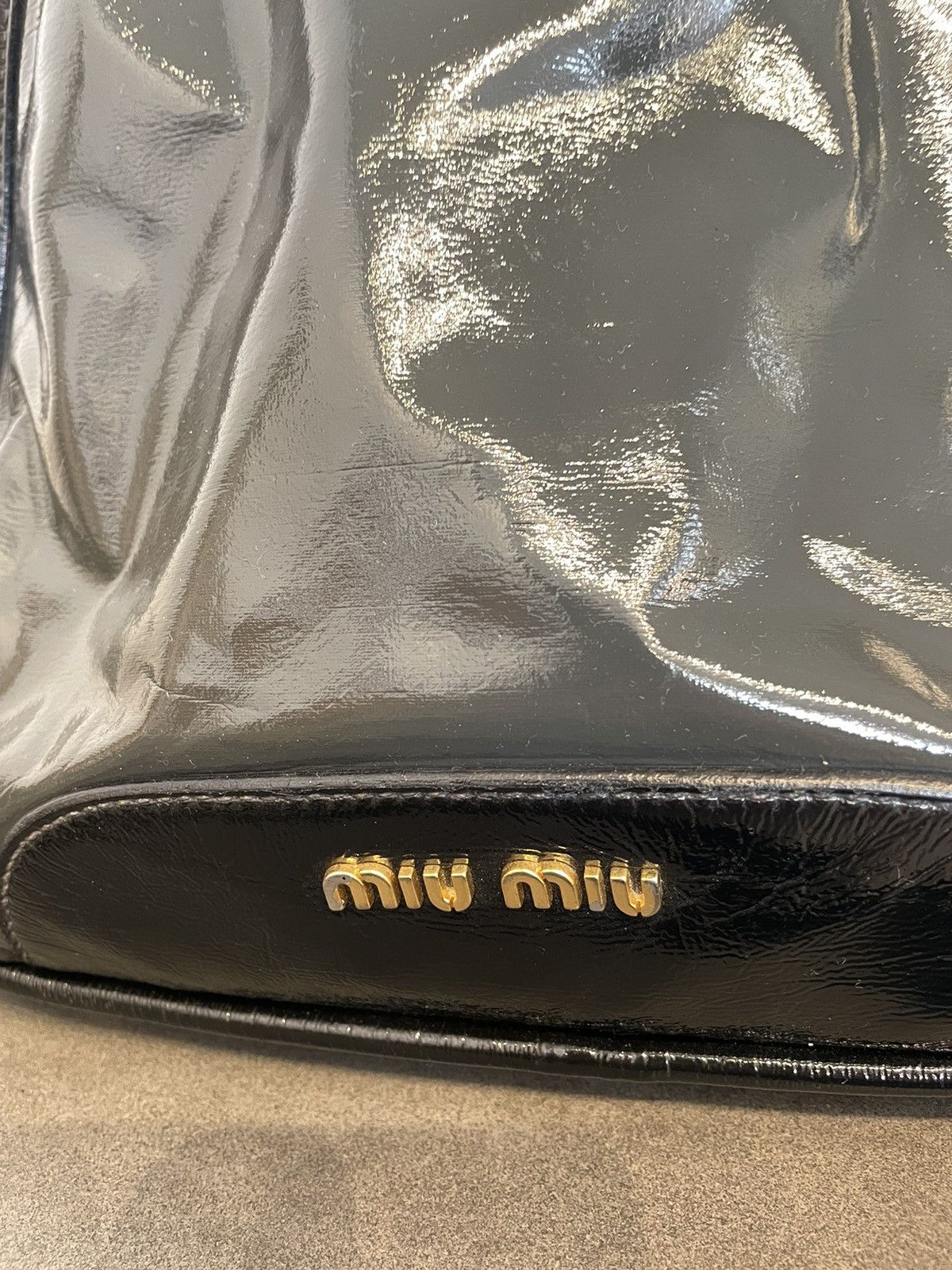 Miu Miu Miu Miu Patent leather bag Size ONE SIZE - 2 Thumbnail