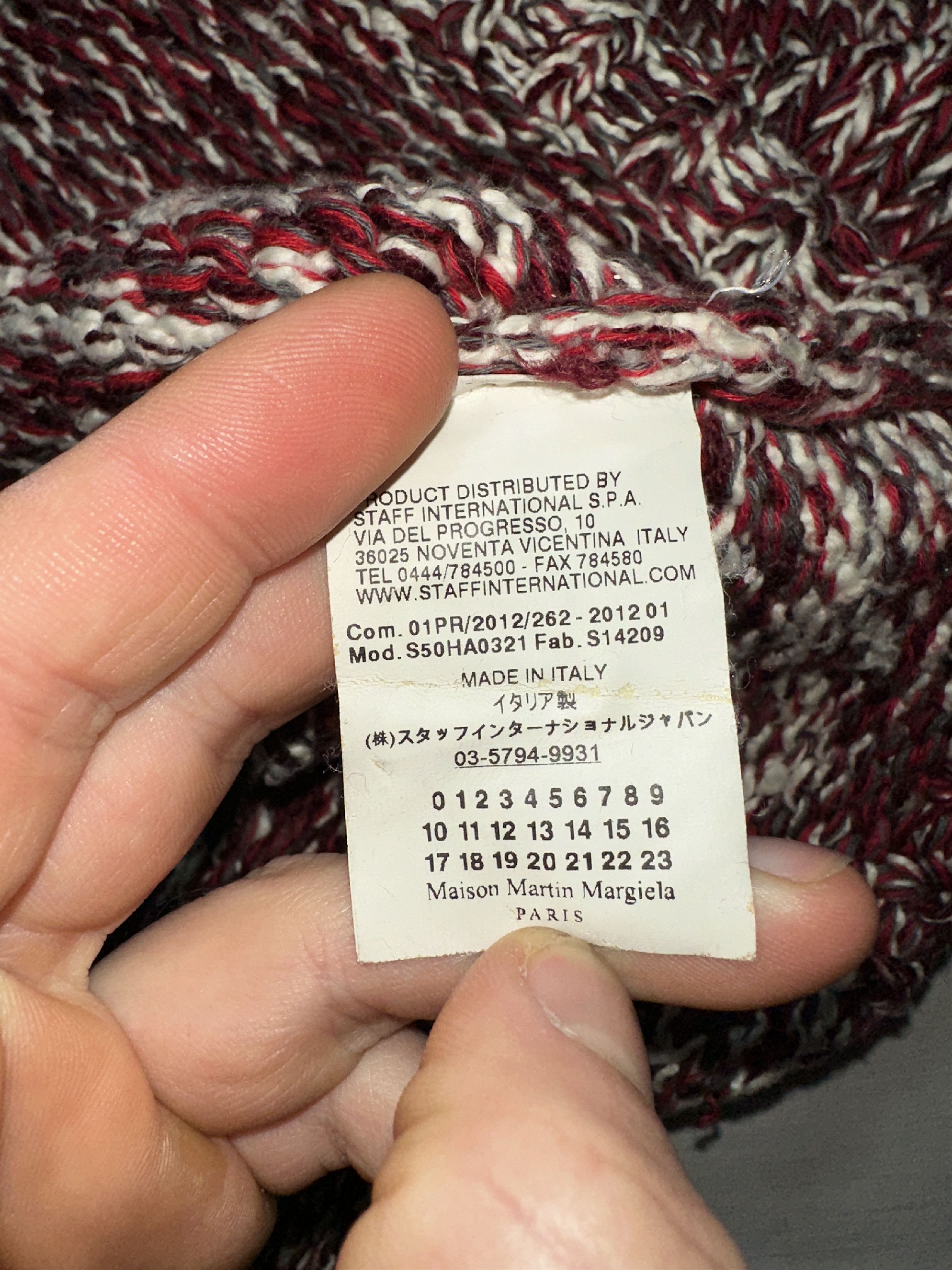 Maison Margiela Maison Margiela 14 Chunky Cotton Wool Knit Oversize Size L Size US L / EU 52-54 / 3 - 6 Thumbnail