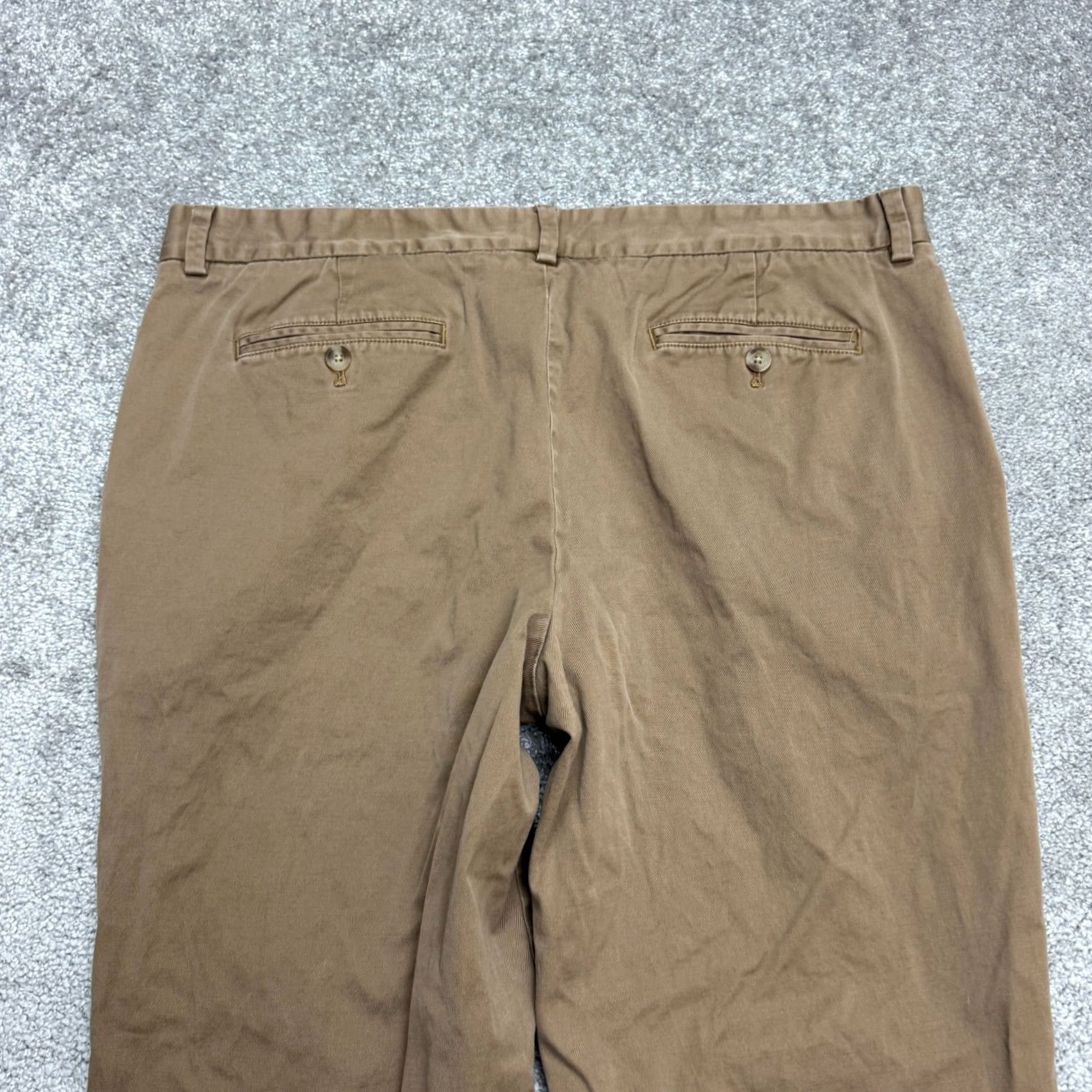 Vineyard Vines Vineyard Vines Chino Pants Mens 38x32 Brown Flat Front Canvas Cotton Spandex Regular Straight Capable of Travel Workwear Casual Size US 38 / EU 54 - 3 Thumbnail
