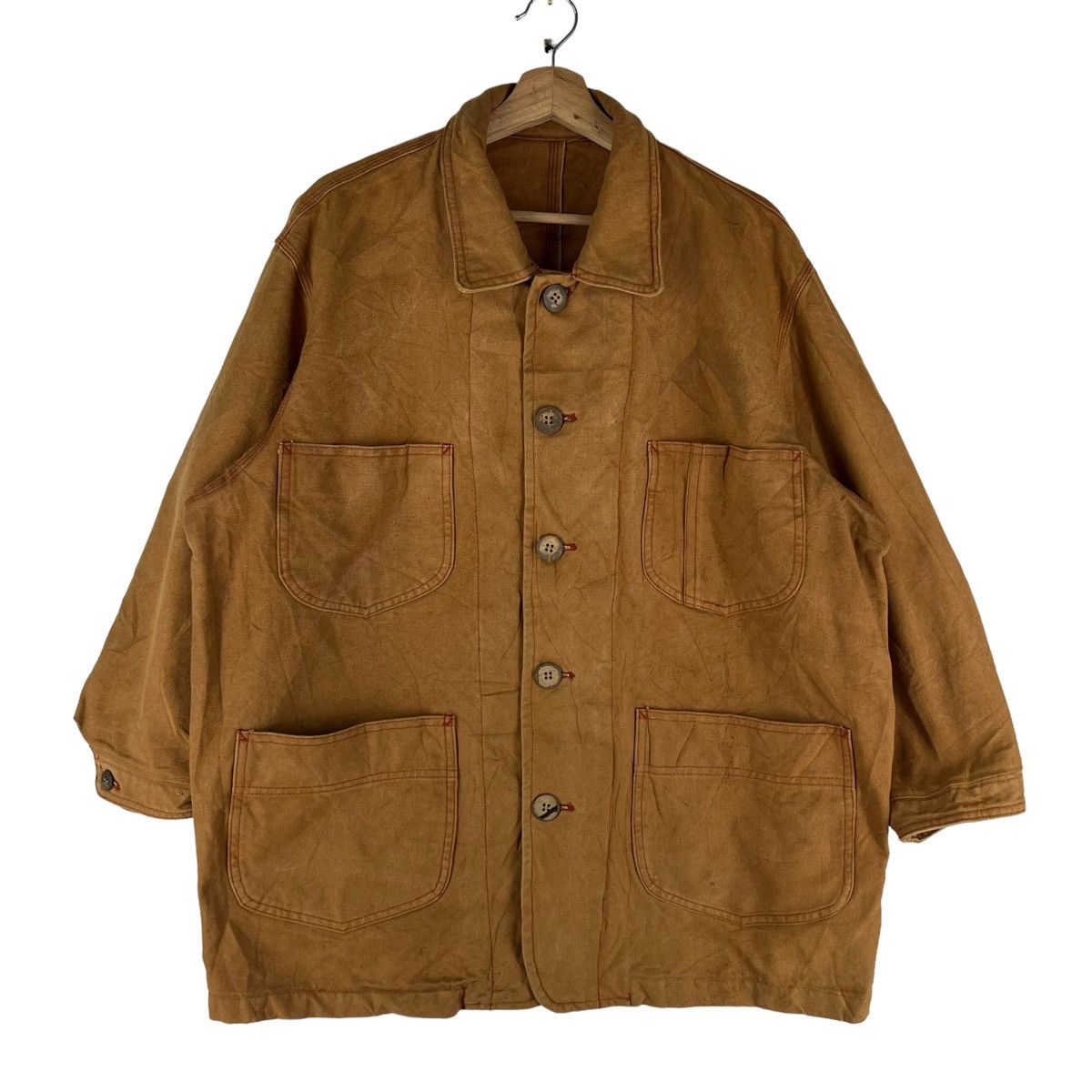 Japanese Brand 🔥VINTAGE CHORE JACKET MULTI POCKET KERNEL ISSEY MIYAKE Size US M / EU 48-50 / 2 - 1 Thumbnail