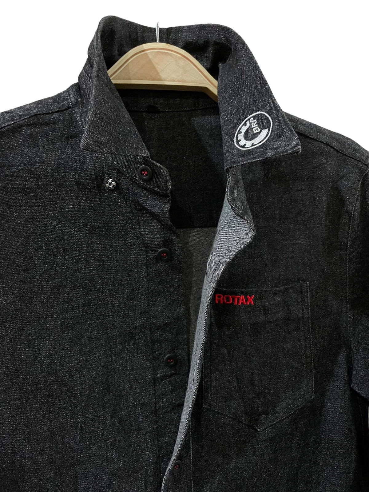 Japanese Brand Vintage BRP Rotex SeaDoo Ski-Doo Can-Am Denim Flannel Size US S / EU 44-46 / 1 - 9 Thumbnail