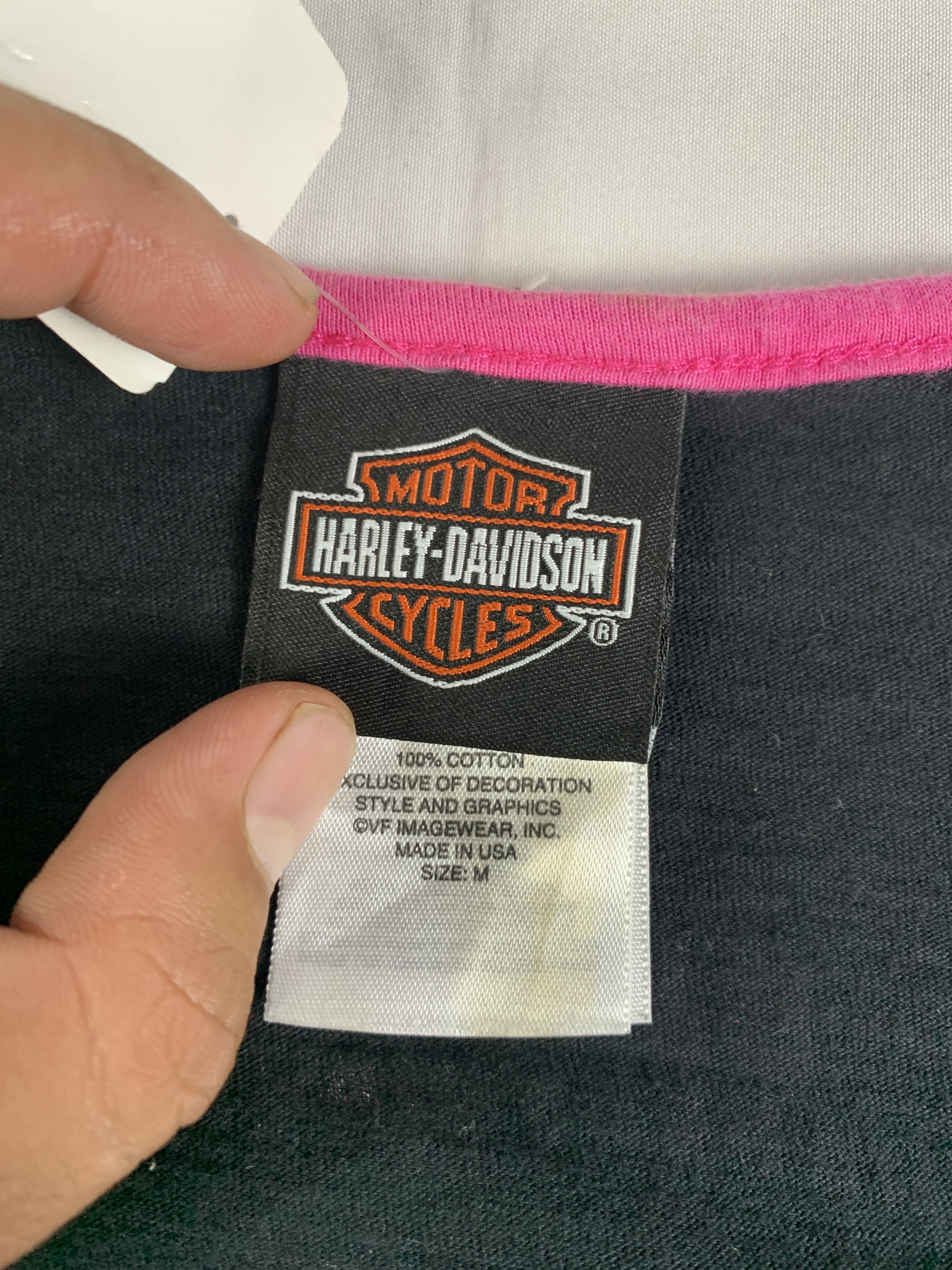 Harley Davidson 2014 Harley Davidson El Paso TEXAS Raglan Tee (L) Size L / US 10 / IT 46 - 9 Thumbnail