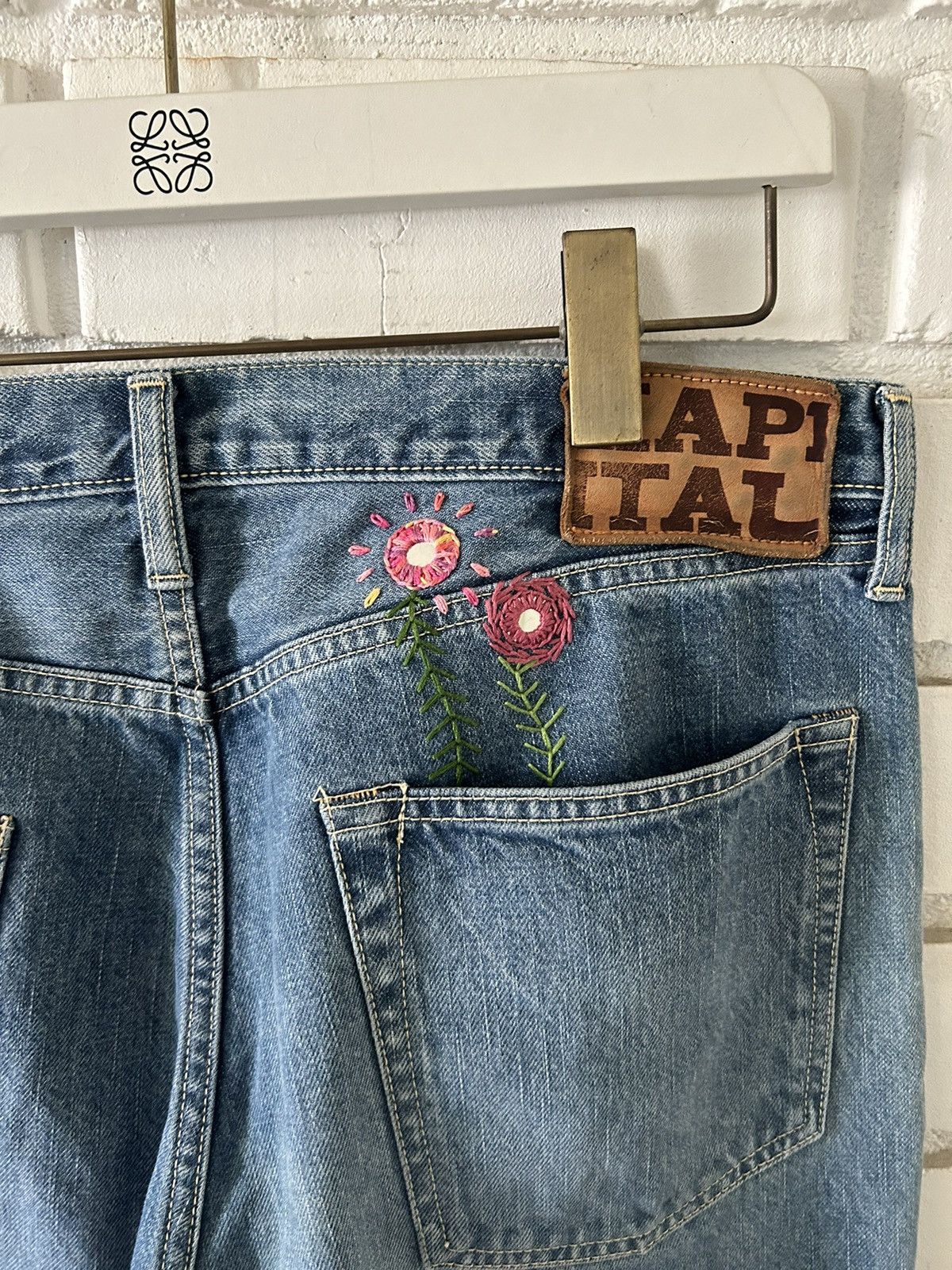 Kapital Kapital 14oz Cisco Patchwork Jeans (sz36) Size US 36 / EU 52 - 4 Thumbnail
