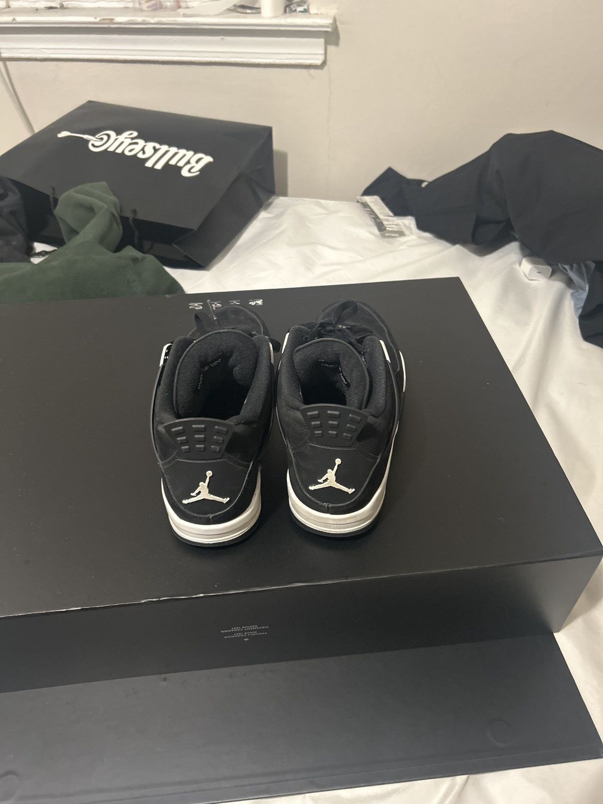 Jordan Brand Jordan 4 black and white lightings Size US 13 / EU 46 - 5 Thumbnail