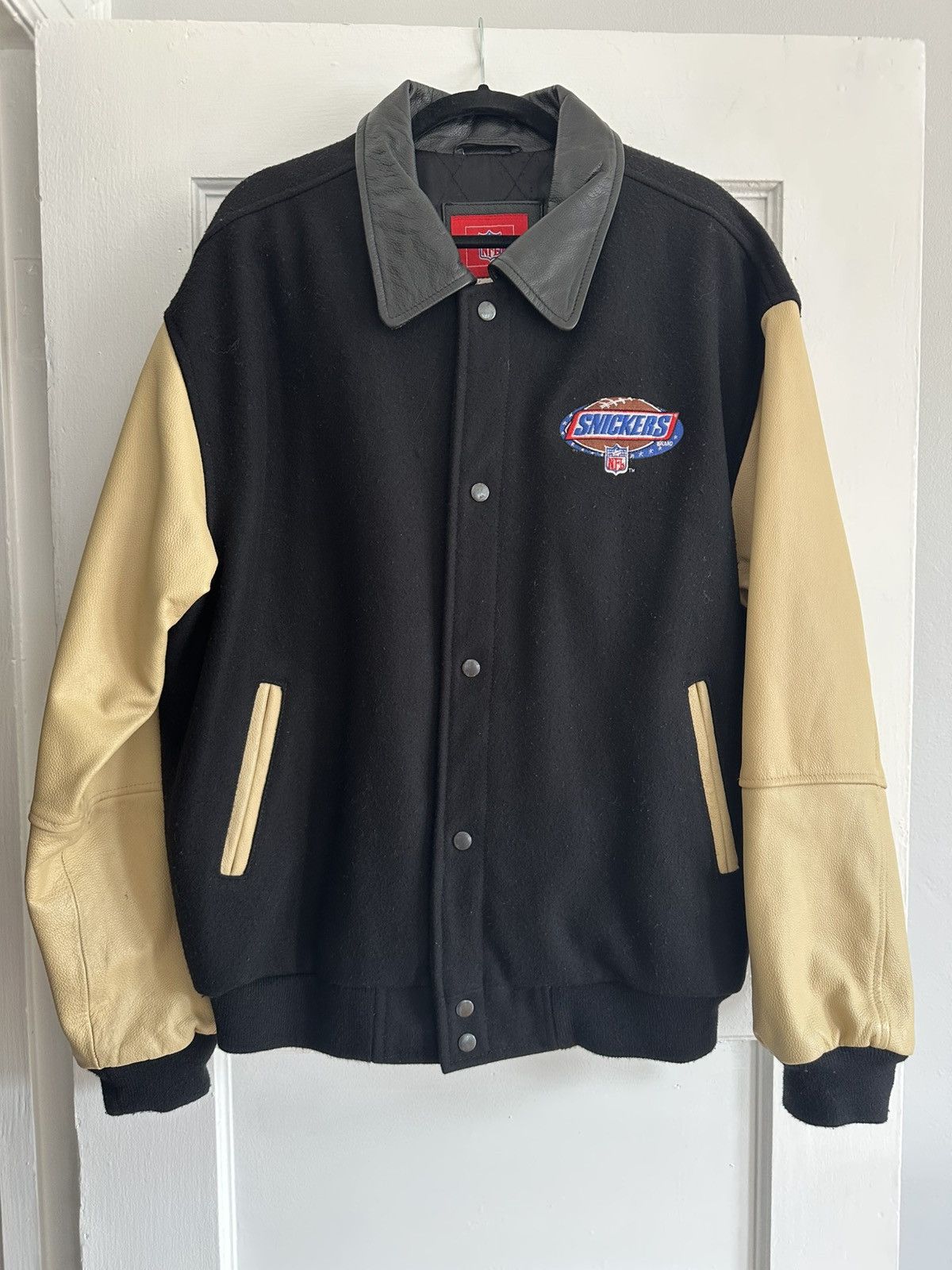 Vintage Snickers x NFL Varsity Jacket L Size US L / EU 52-54 / 3 - 1 Thumbnail