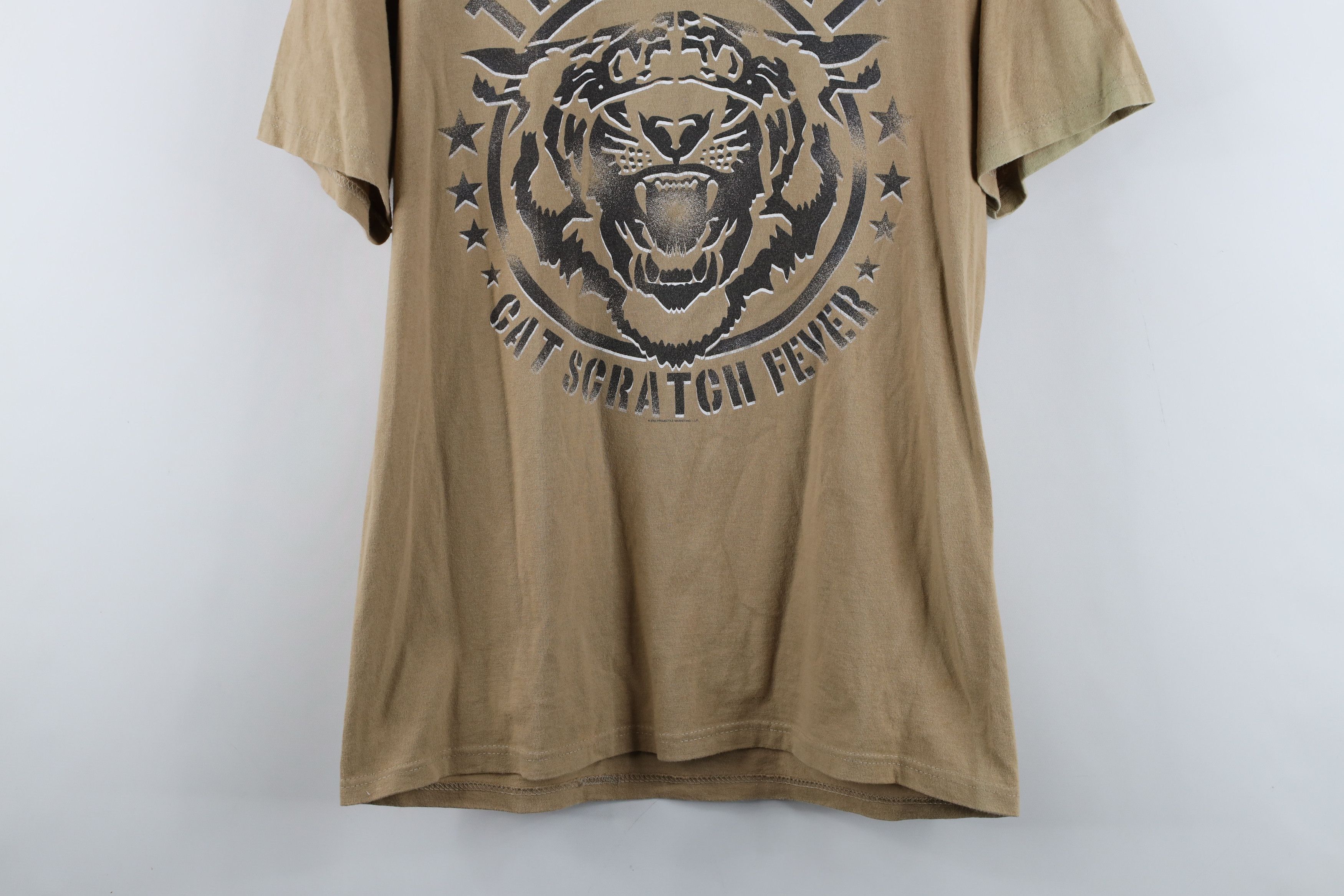 Vintage Vintage Y2K 2004 Cat Scratch Fever Ted Nugent Band T-Shirt Size US M / EU 48-50 / 2 - 3 Thumbnail