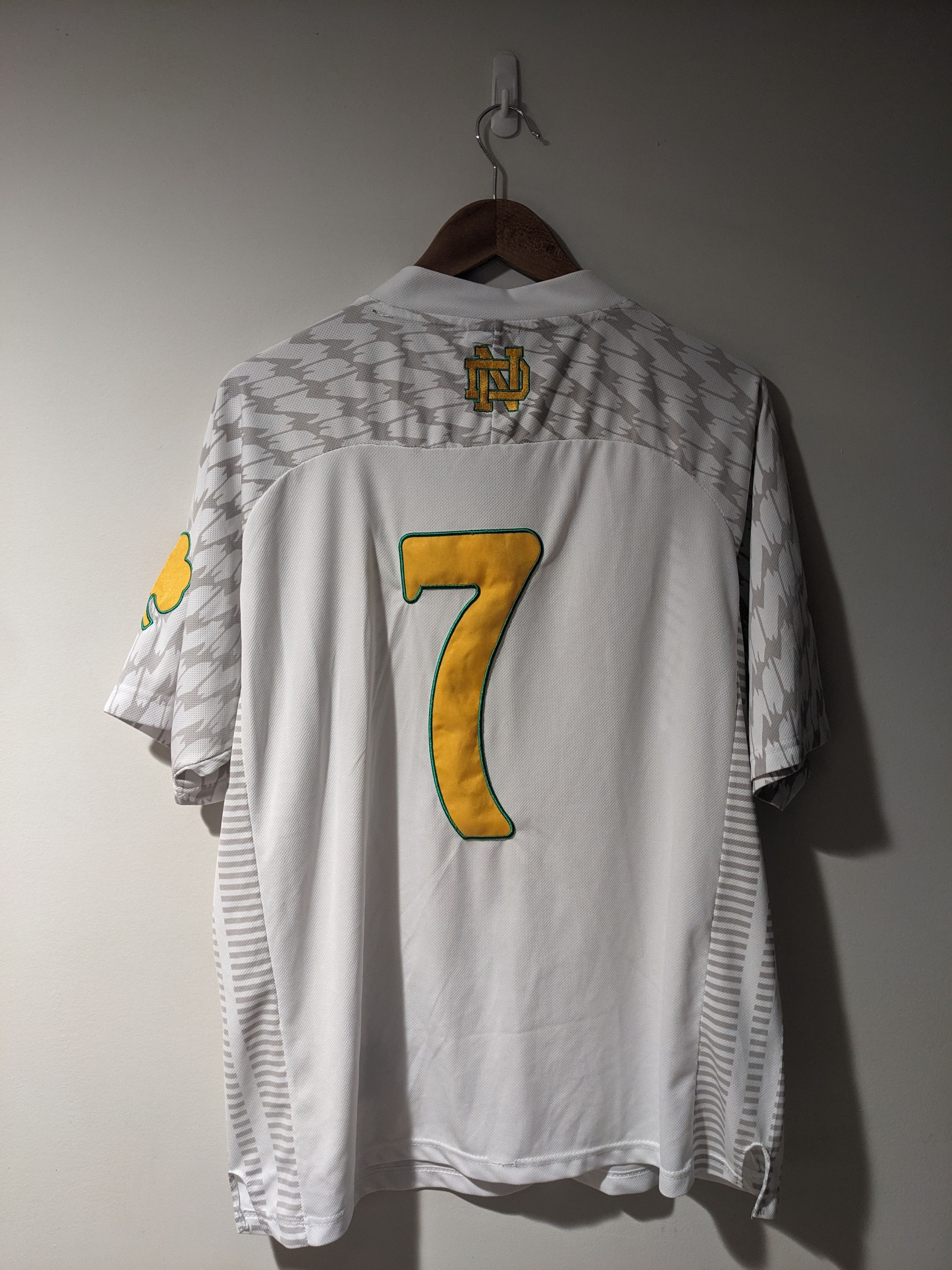 Adidas Stephon Tuitt Notre Dame Fighting Irish #7 Shamrock Jersey Size US L / EU 52-54 / 3 - 8 Thumbnail