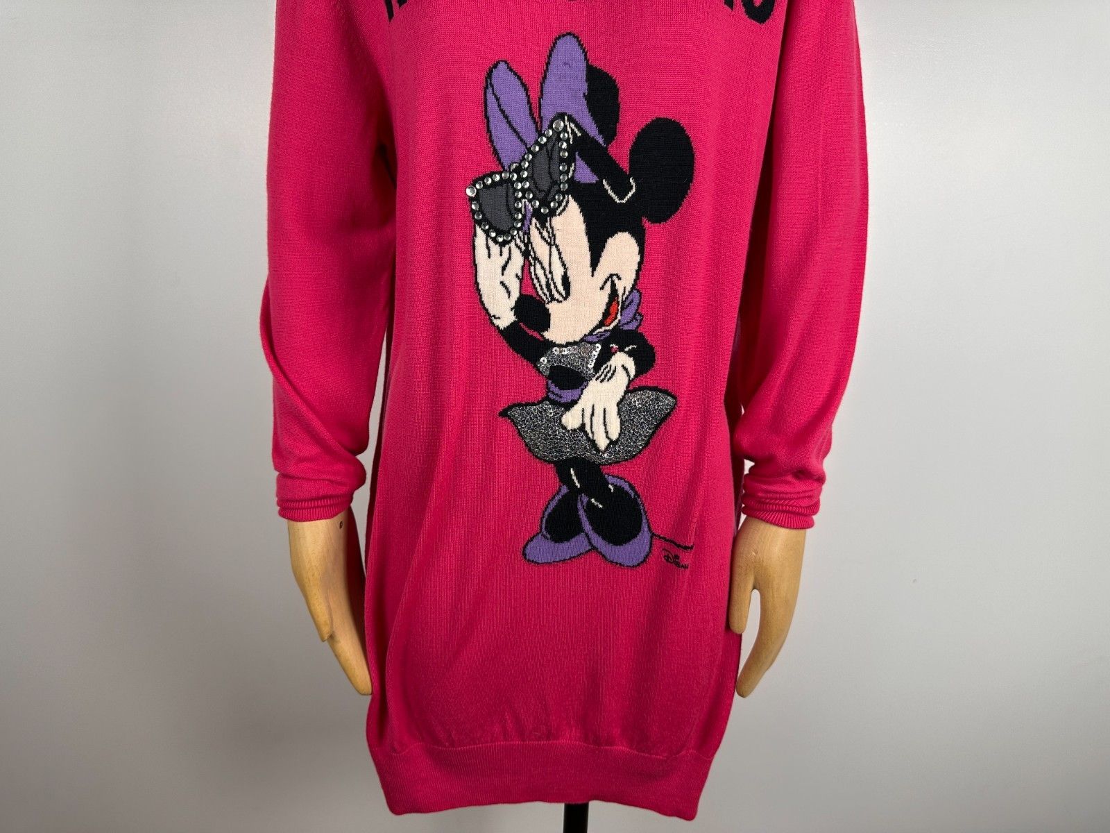Moschino H&M Moschino Jumper Dress Merino Wool Disney Minnie Mouse XS Size XS / US 0-2 / IT 36-38 - 3 Thumbnail