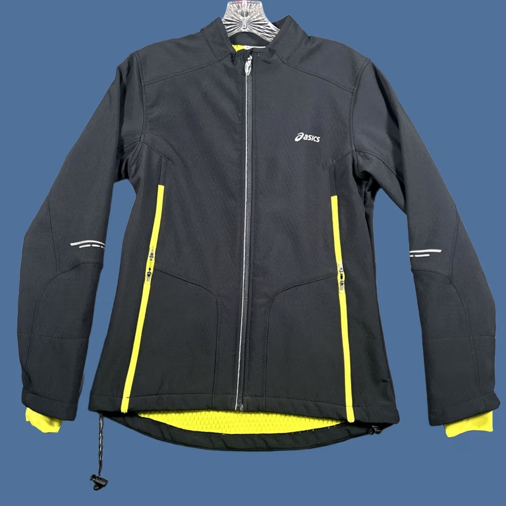 Asics ASICS Ultra Runner Jacket Womens Softshell Full Zip Black S Thumb Loops Size S / US 4 / IT 40 - 1 Thumbnail