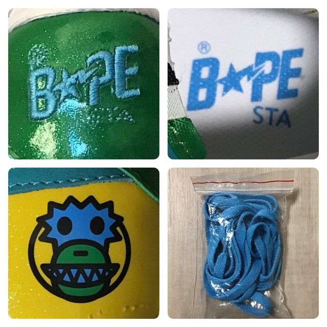 Bape × Nigo Glitter BAPE STA sneakers a bathing ape shoes NIGO Size US 9.5 / EU 42-43 - 10 Thumbnail