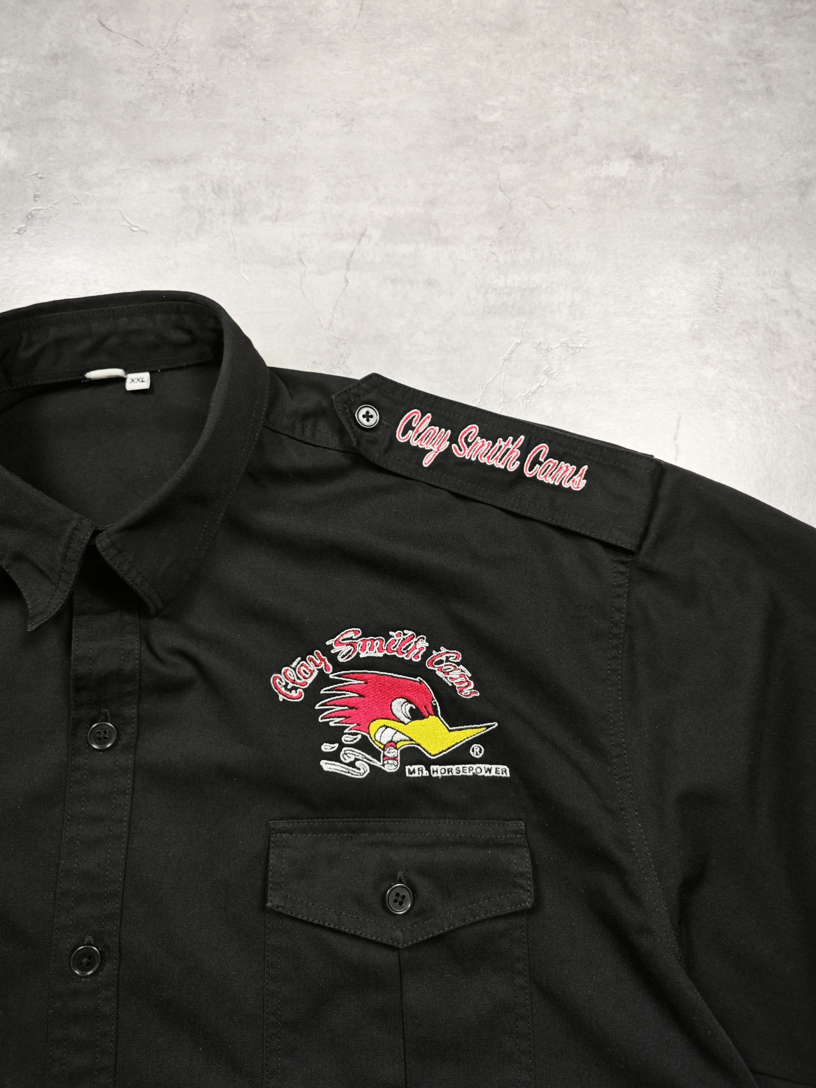 Vintage Clay Smith Mr.Horsepower vintage racing shirt Size US XL / EU 56 / 4 - 2 Thumbnail