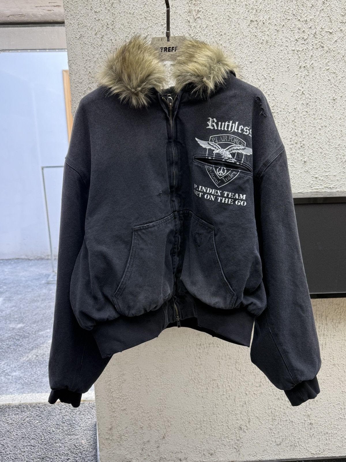 PROJECT G/R PROTOCOL INDEX EXAGGERATED SHOULDER FUR N2B JACKET