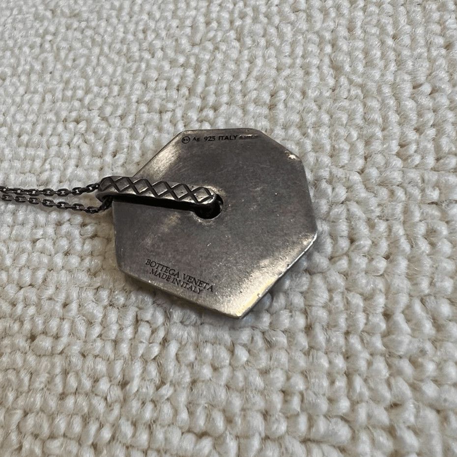 Bottega Veneta Bottega Veneta 925 Silver Pandent Necklace-2508 Size ONE SIZE - 2 Thumbnail