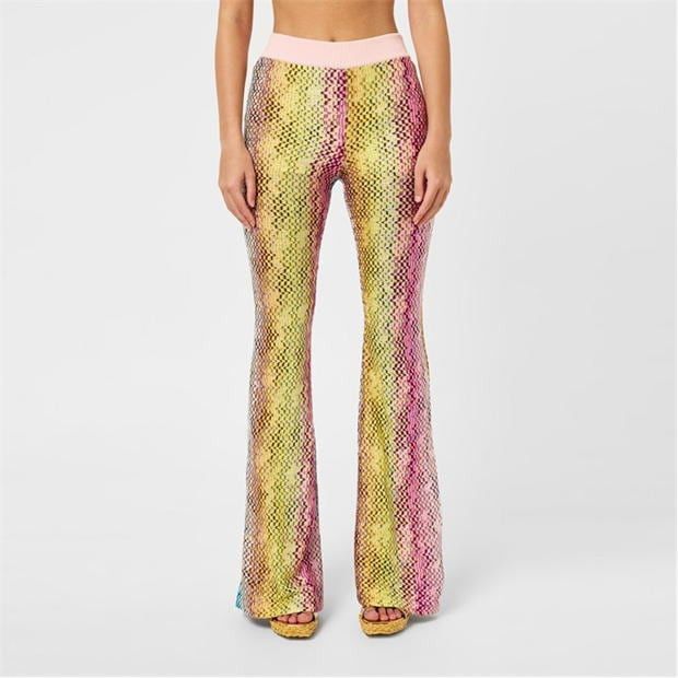 Missoni o1g2r1mq1124 Flare Trouser in Multicolor Size 28" / US 6 / IT 42 - 3 Thumbnail