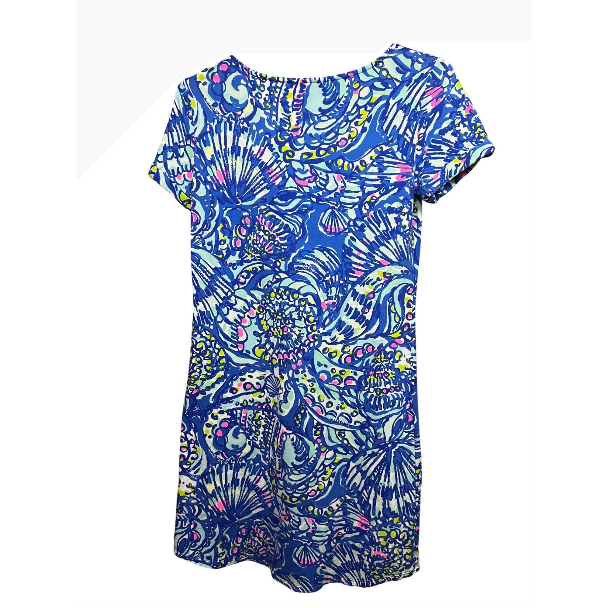 Lilly Pulitzer Lilly Pulitzer Amina Pullover Scoop Neck Midi Dress XS Brill Size XS / US 0-2 / IT 36-38 - 2 Thumbnail