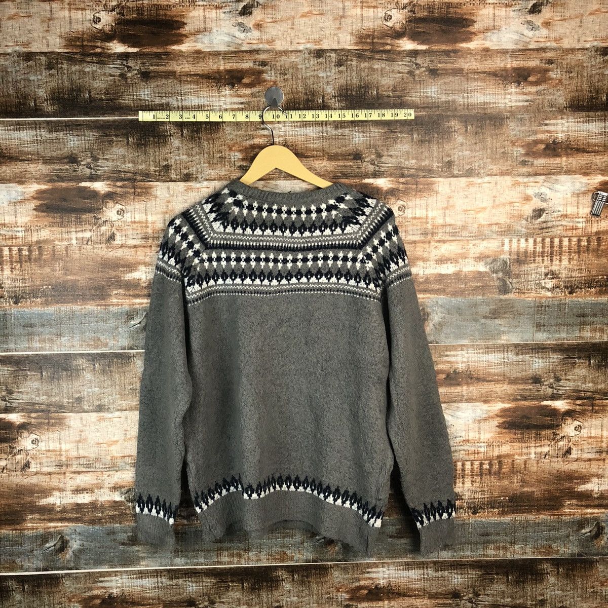 Japanese Brand Steccel Grey vintage Knitwear #A1855 Size M / US 6-8 / IT 42-44 - 11 Thumbnail