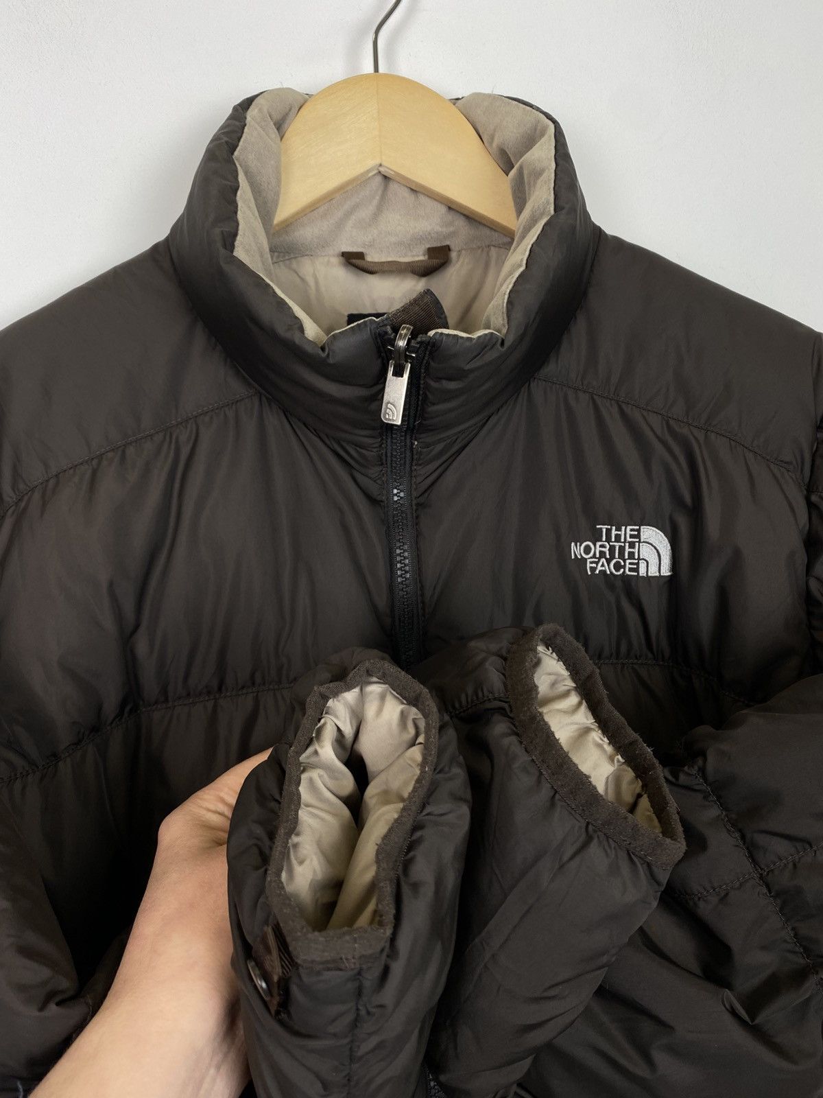 The North Face Vintage The North Face 550 Brown Full Zip Puffer Down Jacket Size US M / EU 48-50 / 2 - 4 Thumbnail
