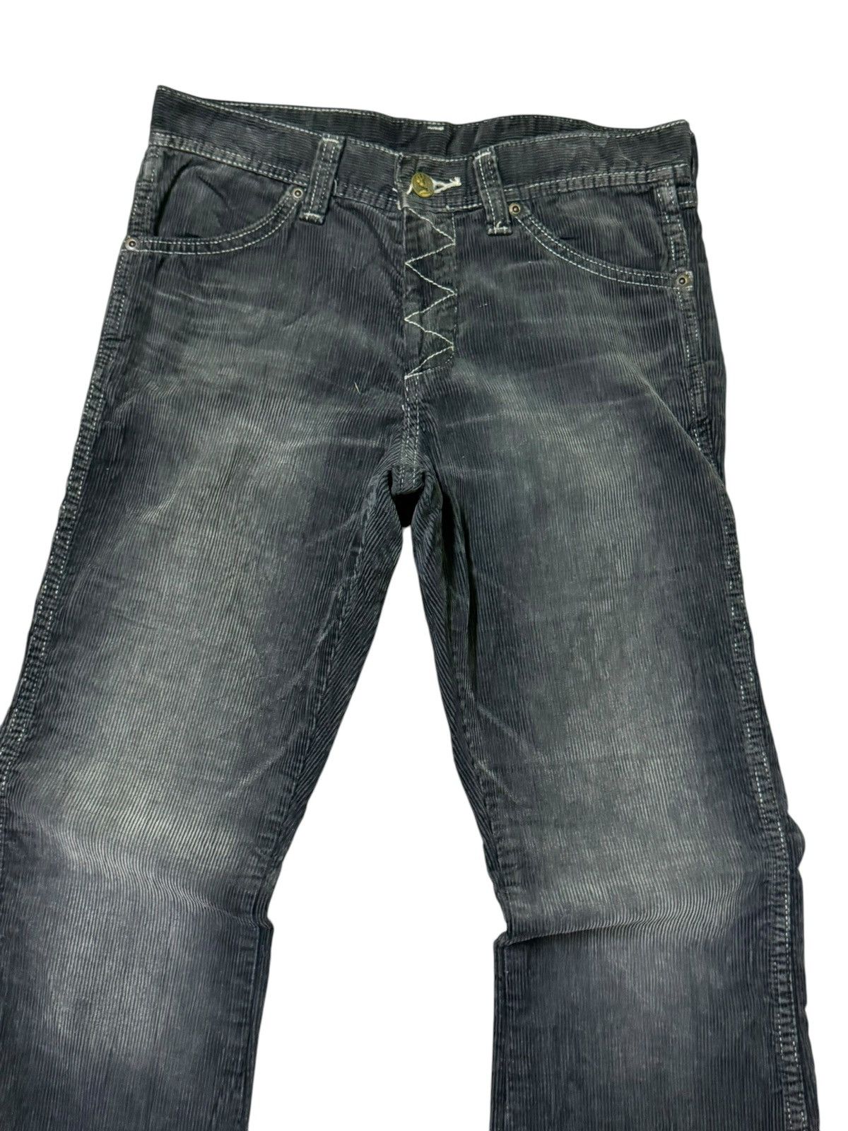 Hysteric Glamour × Lee VINTAGE LEE CORDUROY BLACK FADED Size US 27 - 5 Thumbnail