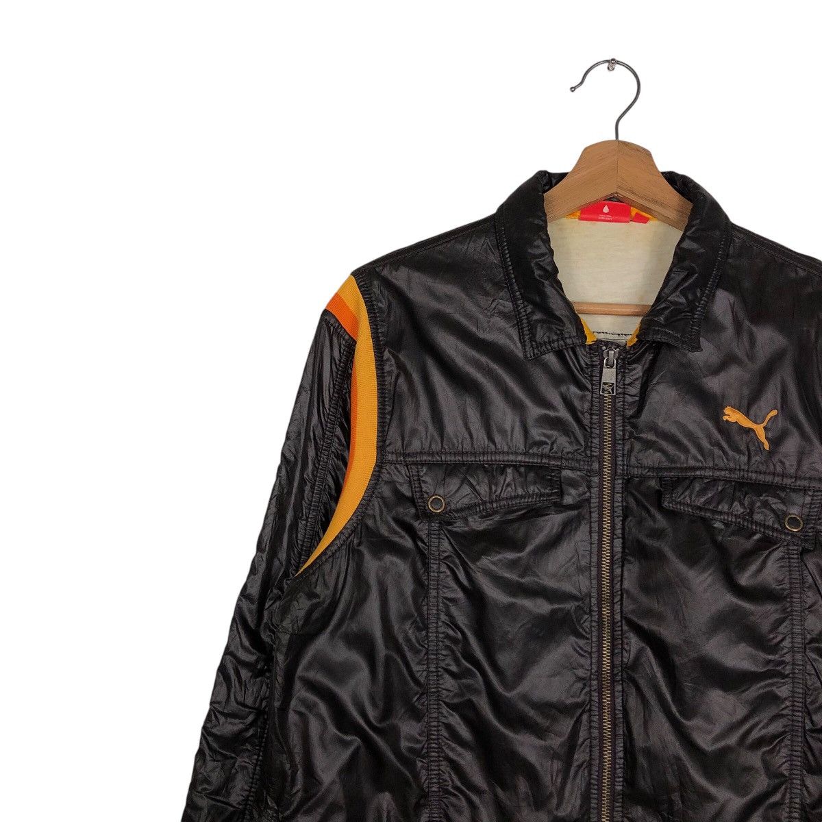 Japanese Brand 📌Vintage Biker Puffer Light Jacket Puma Size US M / EU 48-50 / 2 - 7 Thumbnail