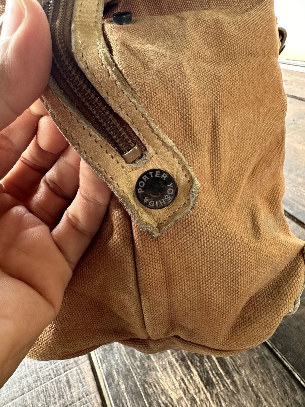 Japanese Brand × Porter × Vintage Vintage porter canvas hand carry bag Size ONE SIZE - 5 Thumbnail