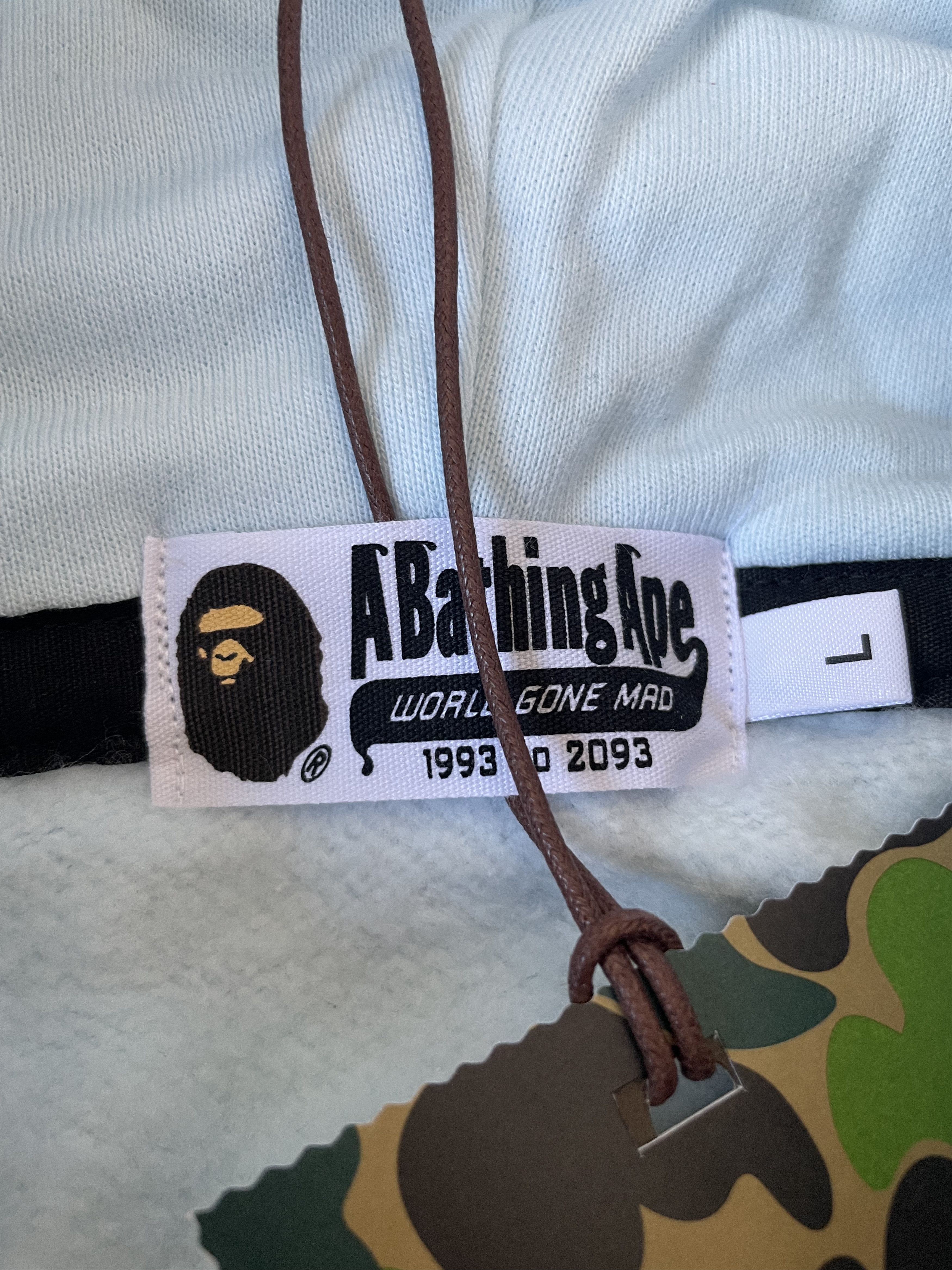 Bape BAPE ABC CAMO DOUBLE SHARK FULL ZIP HOODIE Size US L / EU 52-54 / 3 - 11 Thumbnail