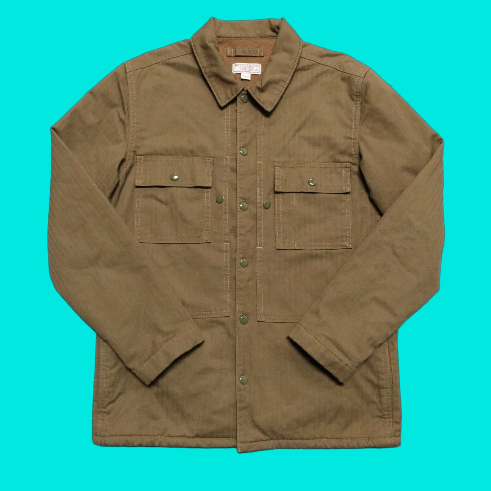 Wallace & Barnes J.Crew Wallace & Barnes Military Jacket Size Small Olive Drab Mens Size US S / EU 44-46 / 1 - 1 Thumbnail