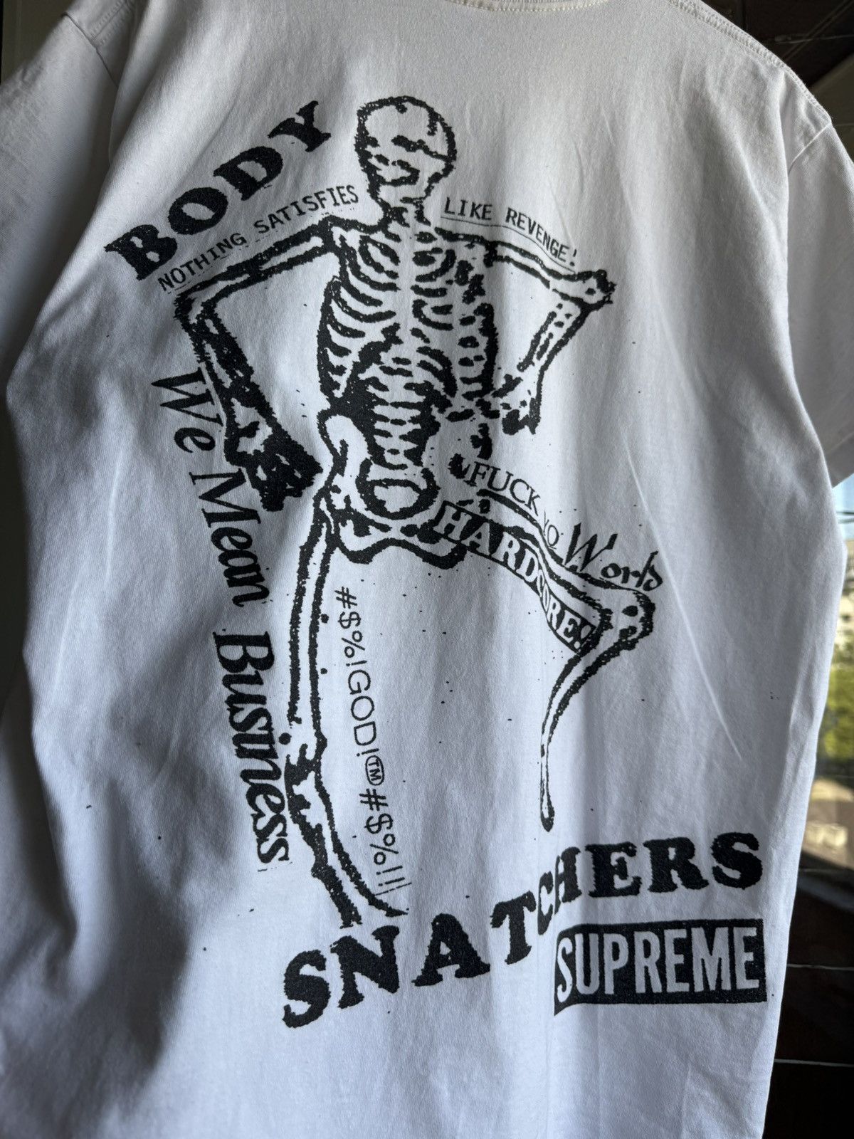 Supreme Supreme Body Snatchers Tee White Medium Size US M / EU 48-50 / 2 - 7 Thumbnail