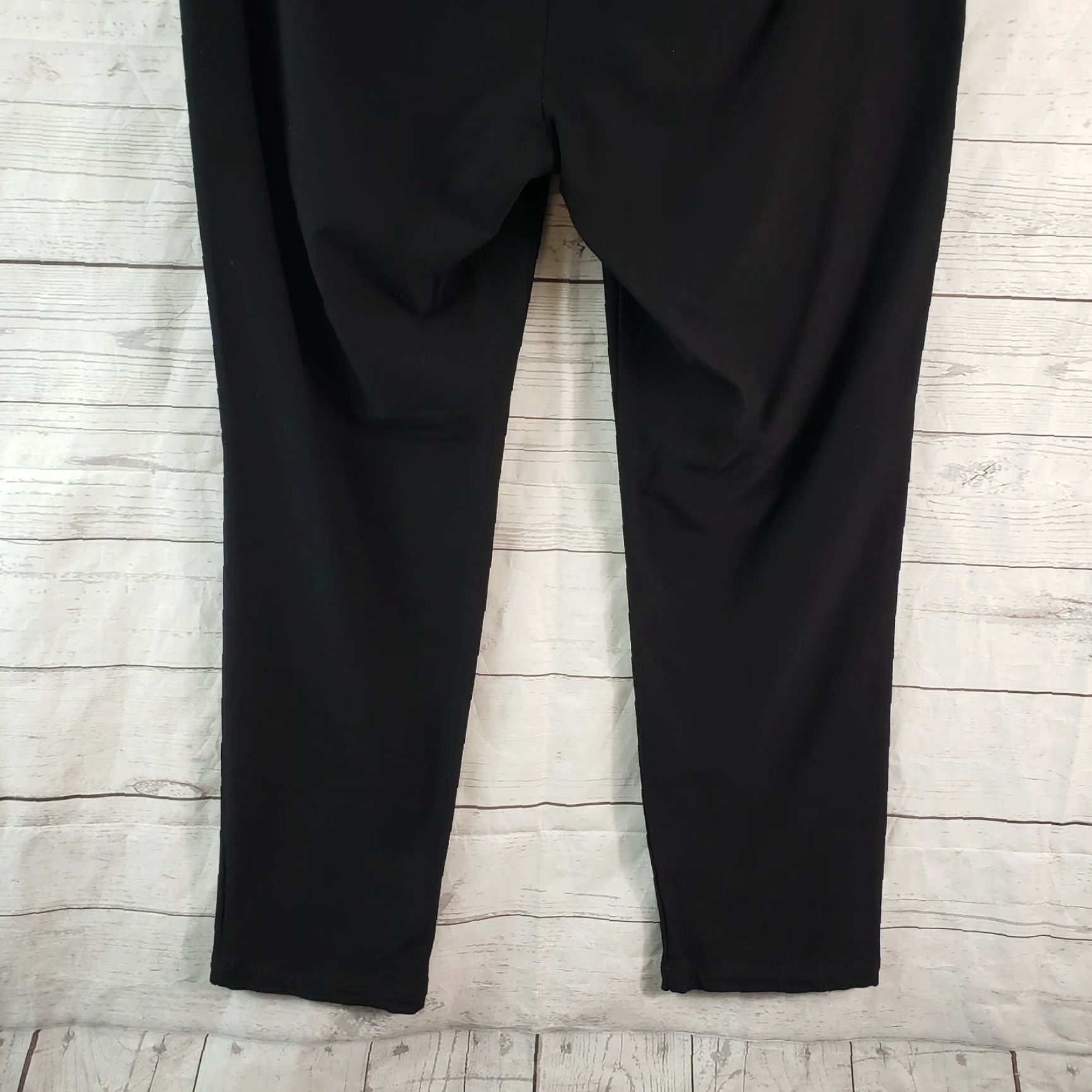 Eileen Fisher Eileen Fisher Womens Cropped Pull On Pants Sz Small Black Mid Rise Size 28" / US 6 / IT 42 - 5 Thumbnail
