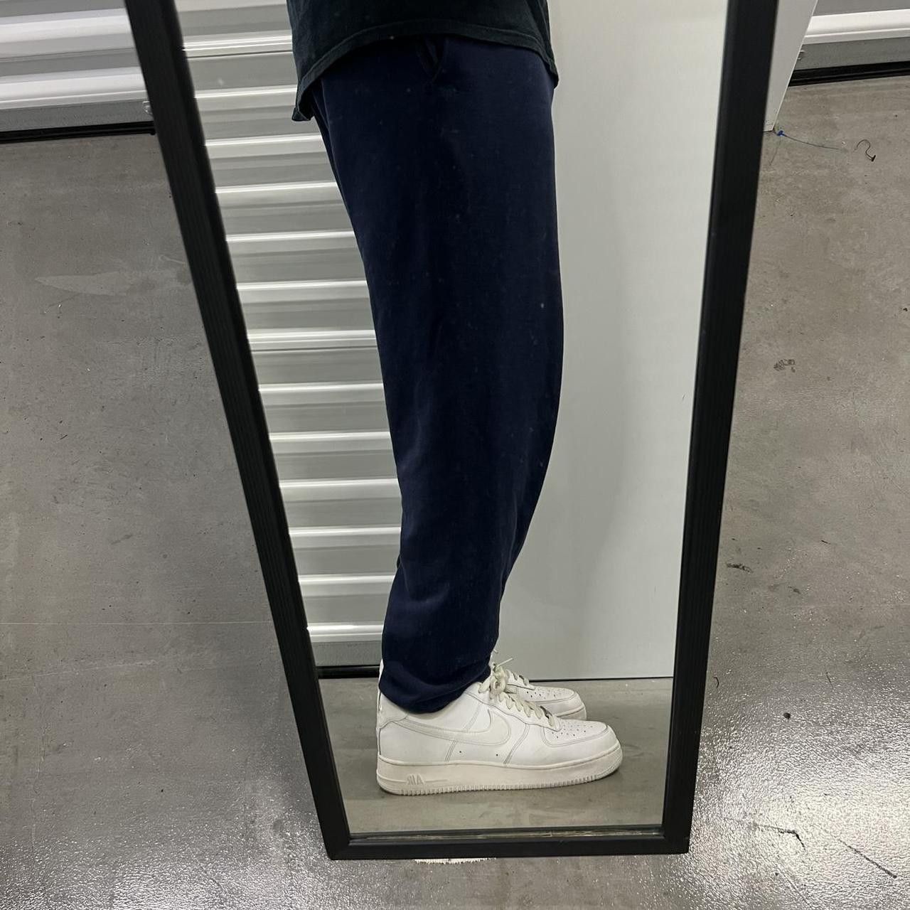 Japanese Brand × Vintage Crazy Vintage Y2K Blue Sweatpants with a relaxed fit! Size US 34 / EU 50 - 1 Thumbnail