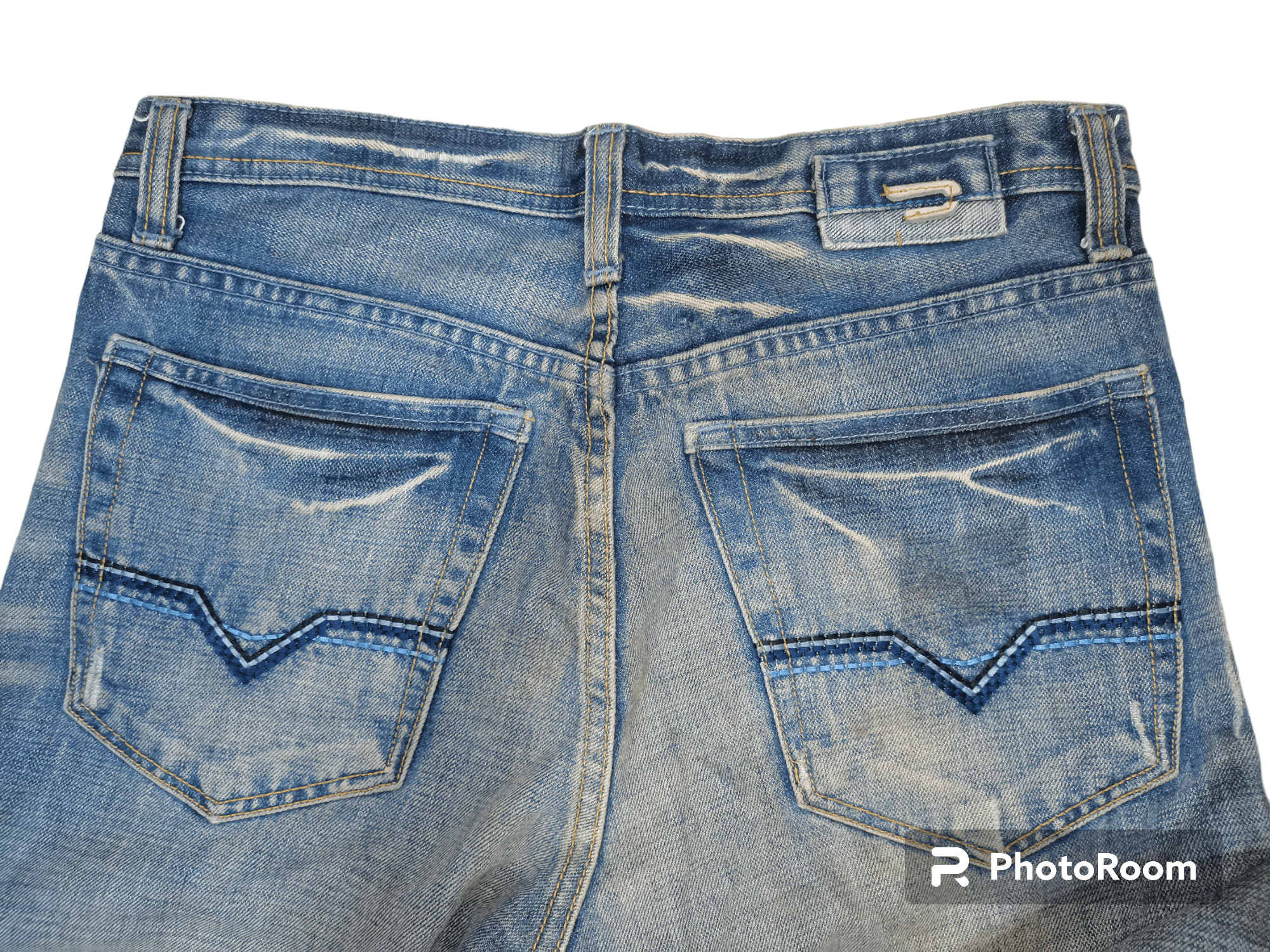 Diesel DIESEL BUTTON-FLY SEASONED DISTRESSED DESIGN JEANS Size US 32 / EU 48 - 5 Thumbnail