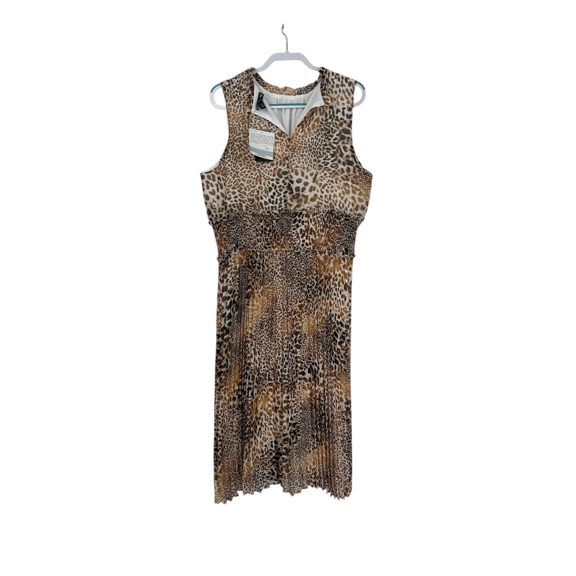 Other Anthony Original Dress - Animal Print NWT - Plus Size 1X Size XL / US 12-14 / IT 48-50 - 3 Thumbnail