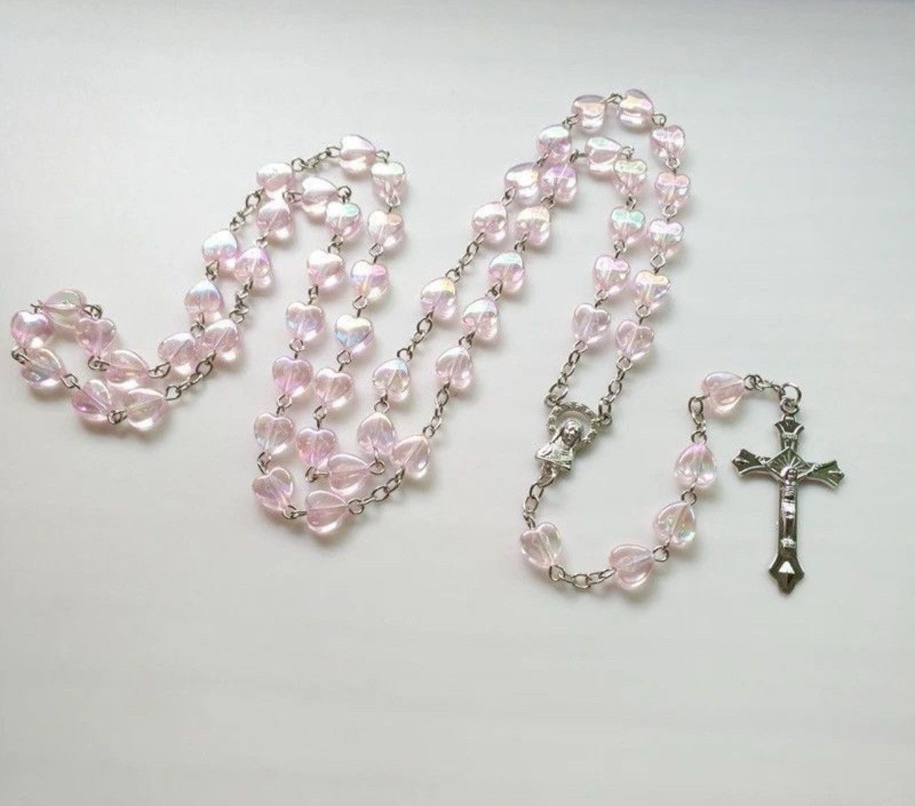Other Saint Benedict Pink Necklace Chain Gothic Size ONE SIZE - 2 Thumbnail