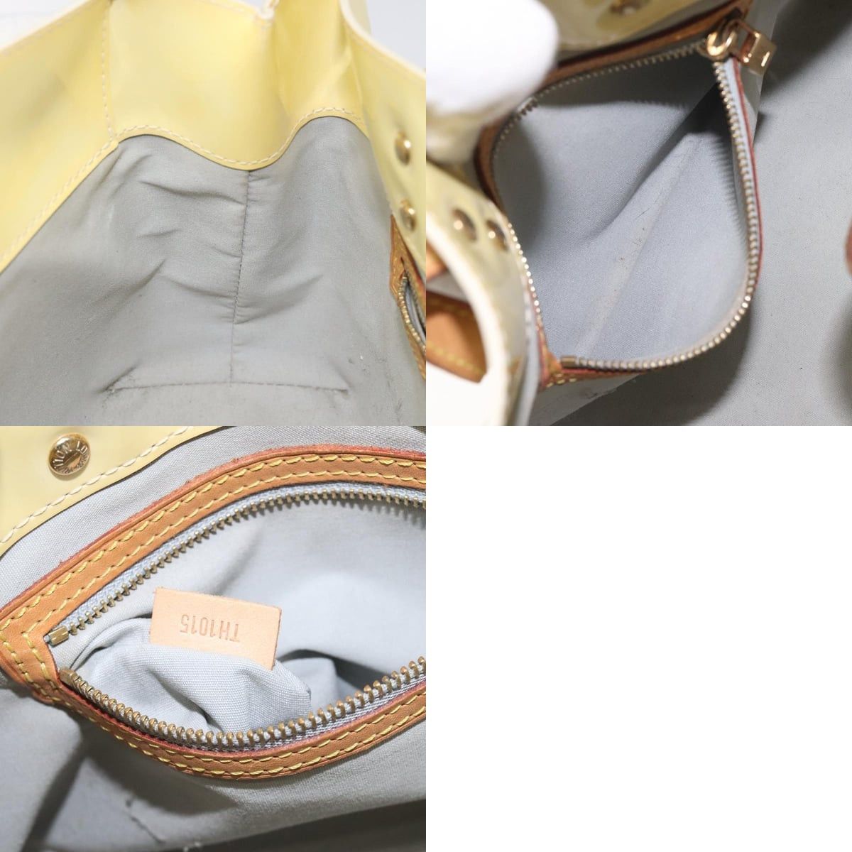 Louis Vuitton LOUIS VUITTON Monogram Vernis Reade PM Hand Bag Perle M91336 Size ONE SIZE - 12 Thumbnail