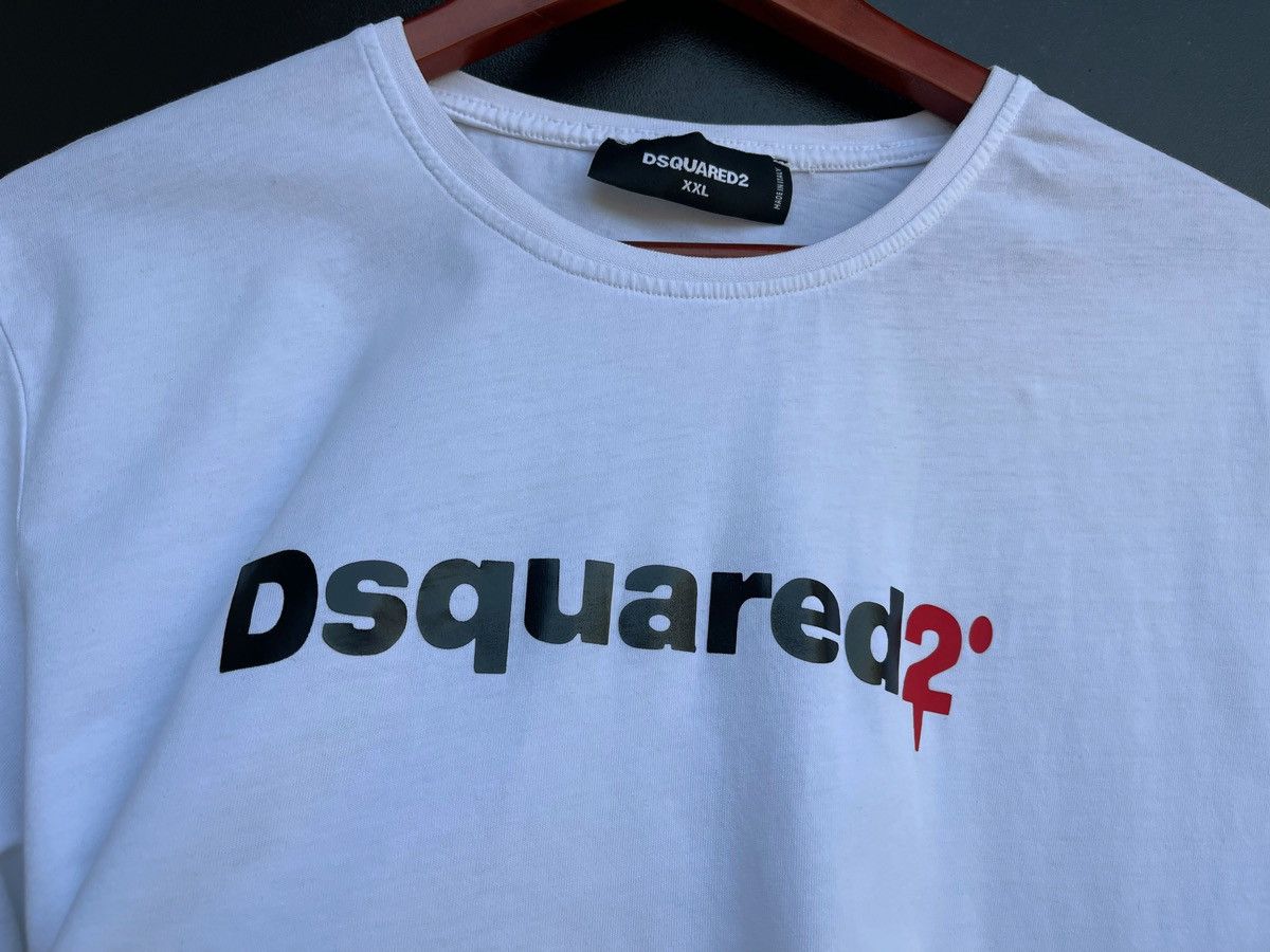 Dsquared2 × Vintage Dsquared2 tee t-shirt big logo Size US L / EU 52-54 / 3 - 3 Thumbnail