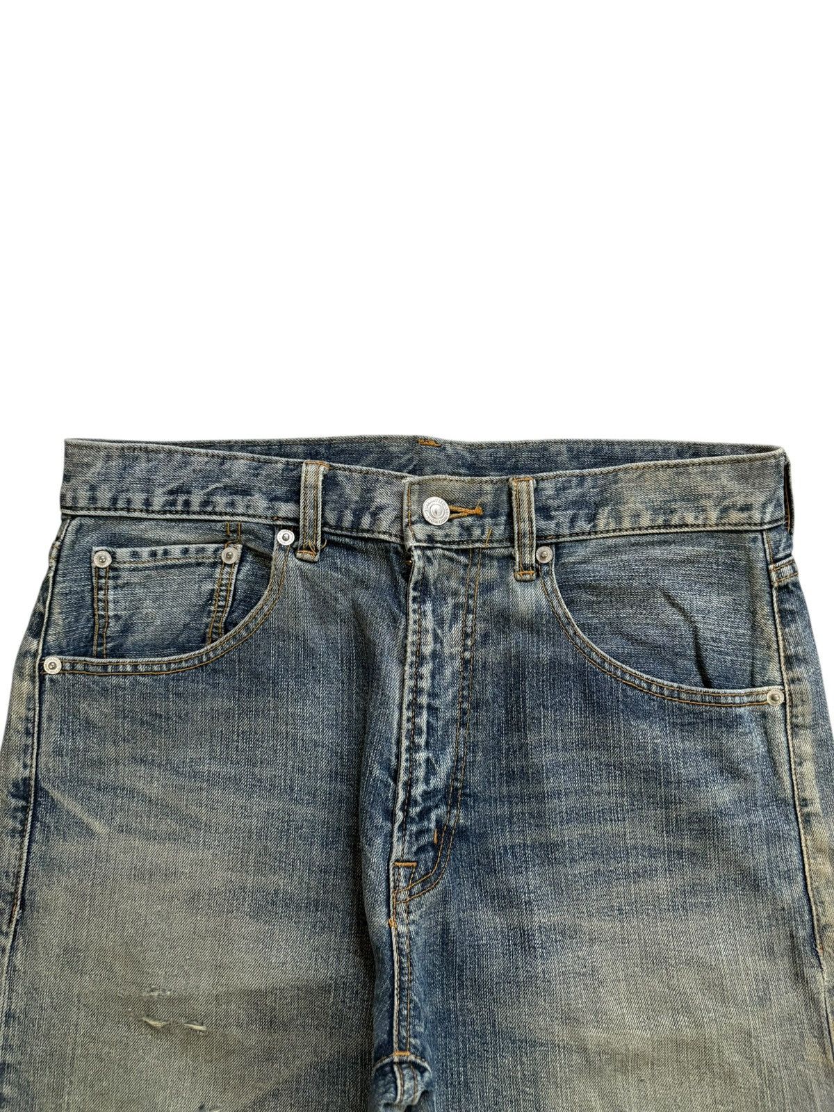 Japanese Brand Vintage Japanese Brand Mud Wash Distressed Baggy Jeans Size US 32 / EU 48 - 4 Thumbnail