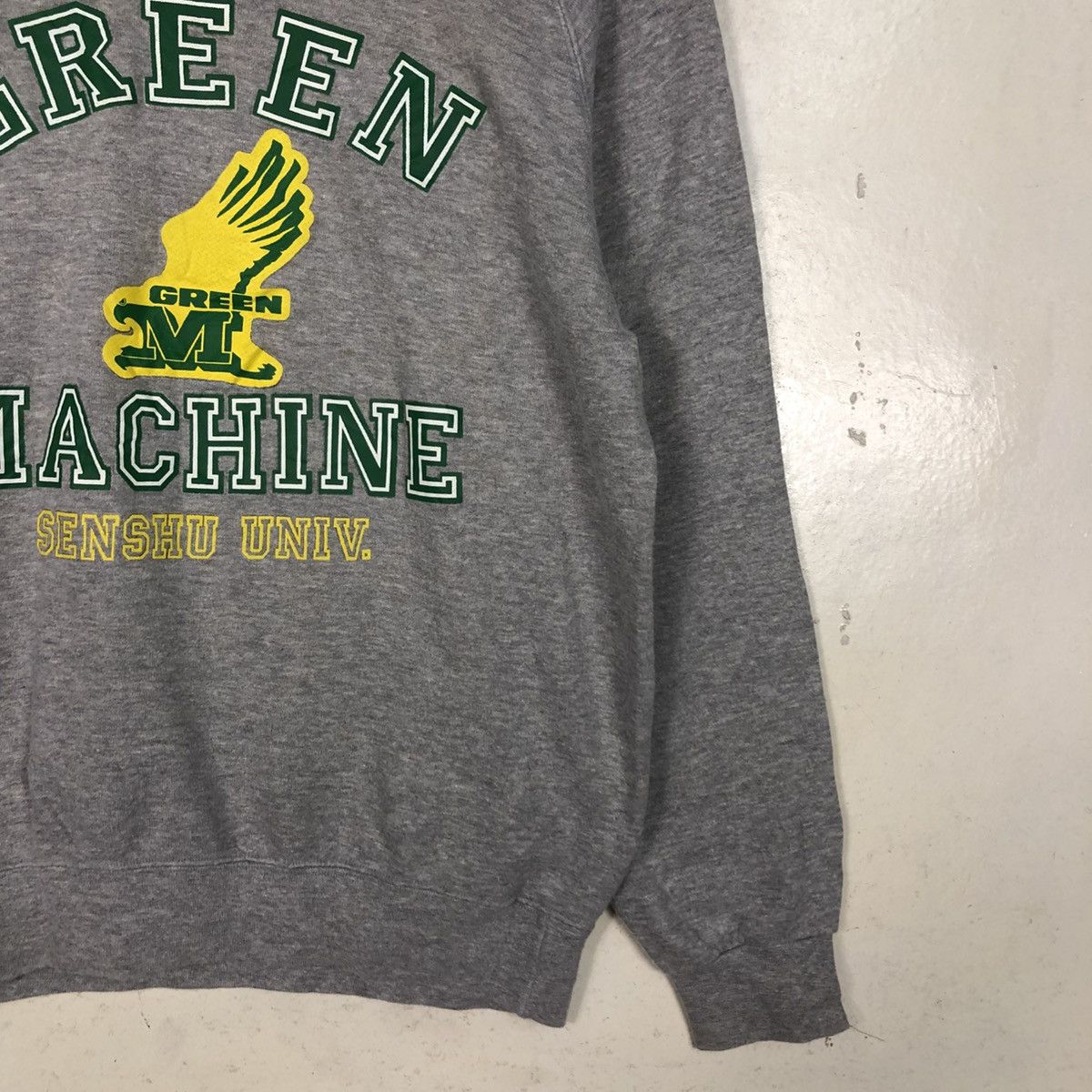 Japanese Brand 📌Green Machine Senshu University Vintage Sweatshirt Size US M / EU 48-50 / 2 - 7 Thumbnail