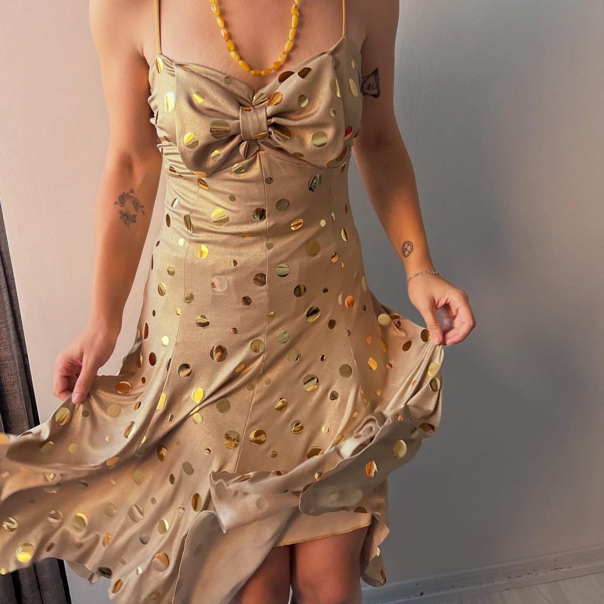 Vintage y2k parisian dress Size L / US 10 / IT 46 - 1 Thumbnail