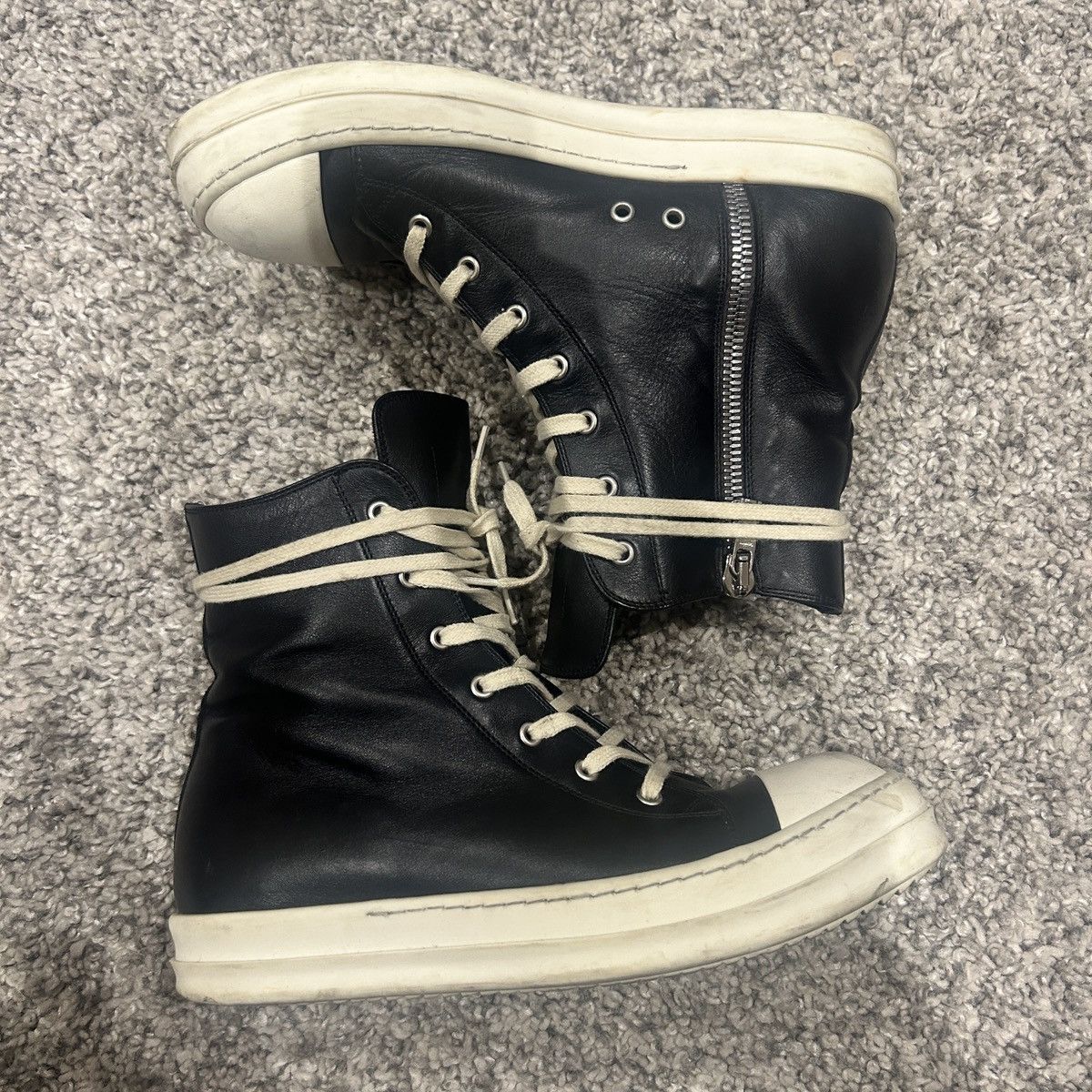 Rick Owens Mainline Ramones High | Grailed