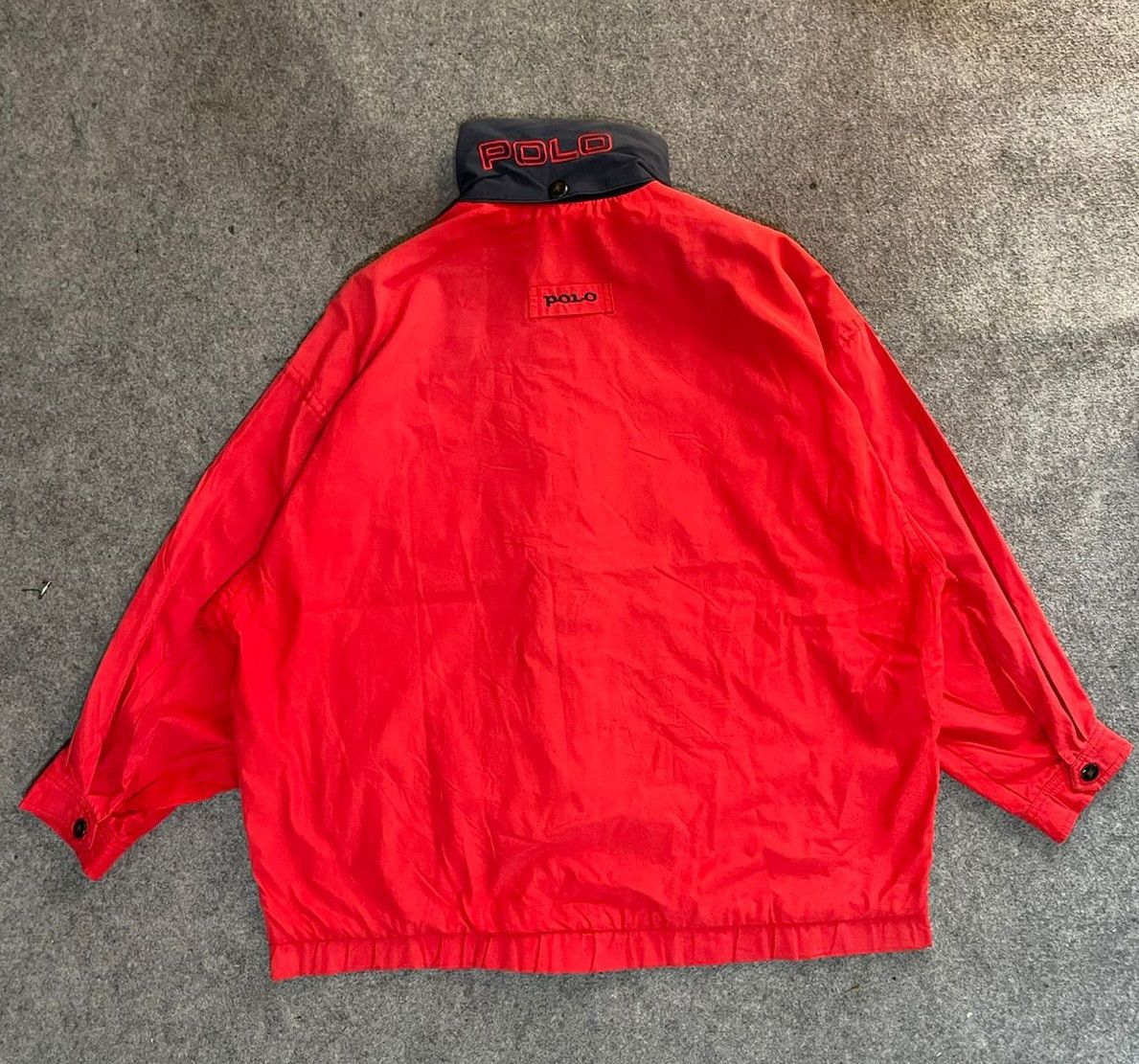 Other UK JACKET WINDBREAKER GUARDS POLO VINTAGE FULL BORDIR Size US XL / EU 56 / 4 - 3 Thumbnail