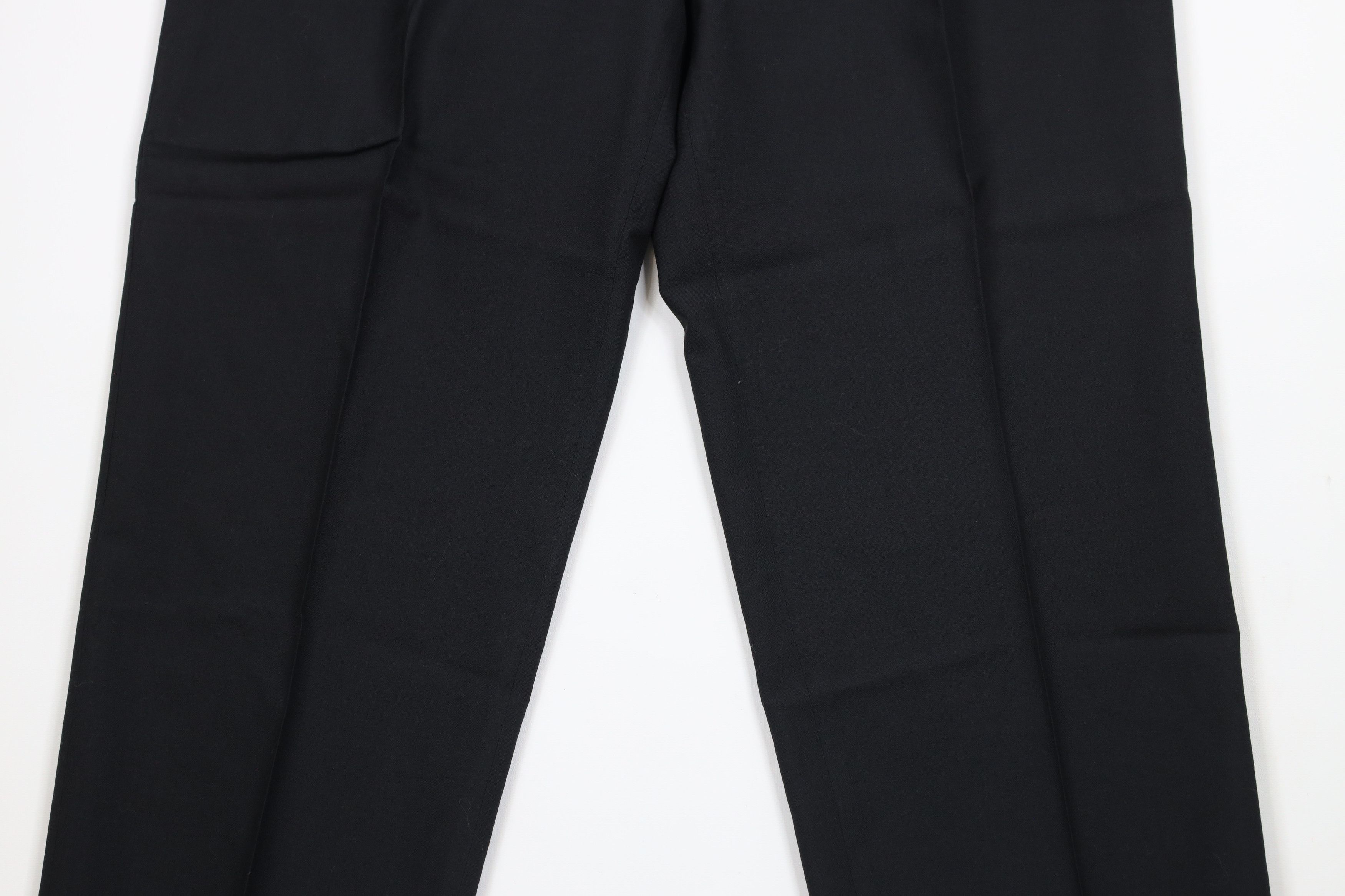 Lands' End × Vintage Vintage 90s Lands End Wool Wide Leg Chino Pants Black USA Size US 38 / EU 54 - 3 Thumbnail