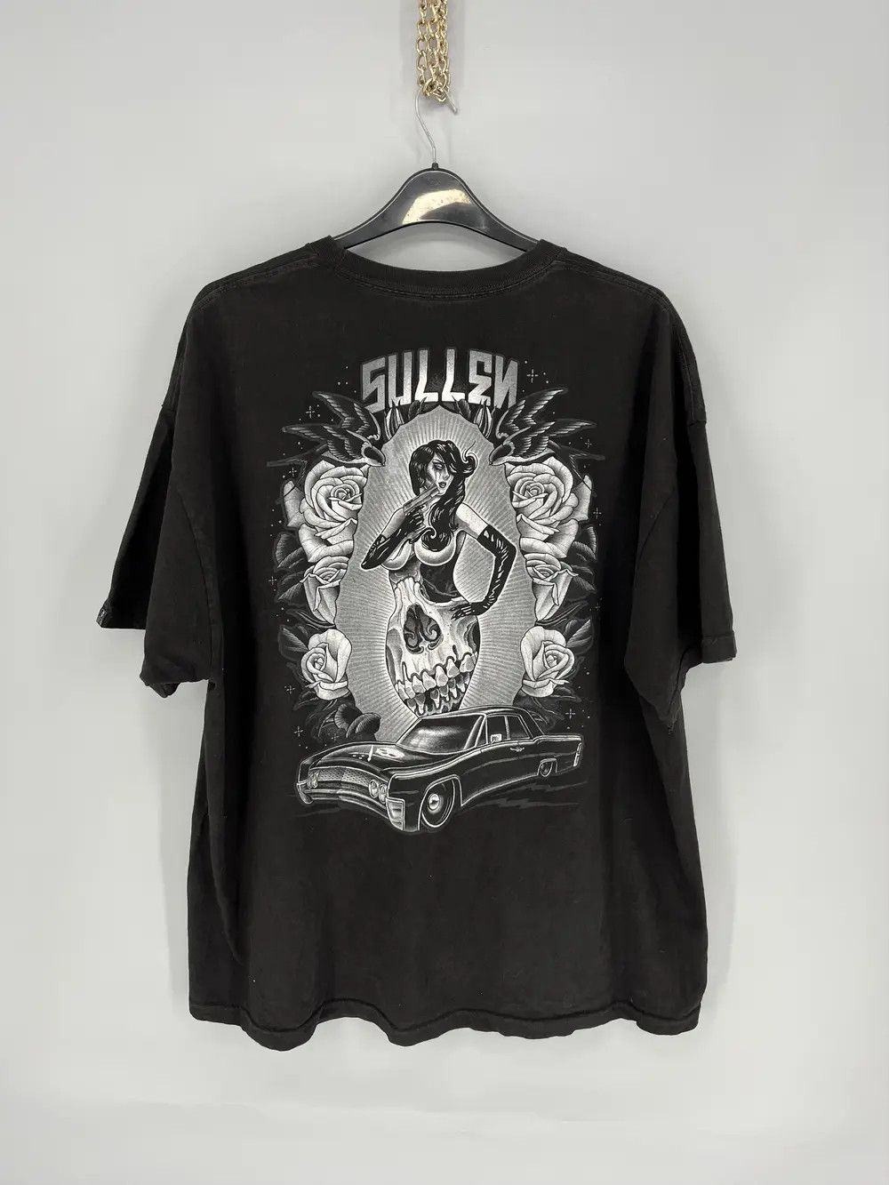 Band Tees × Vintage Vintage Sullen Skull T-shirt Sullen Big Size XXXL Size US XXL / EU 58 / 5 - 9 Thumbnail