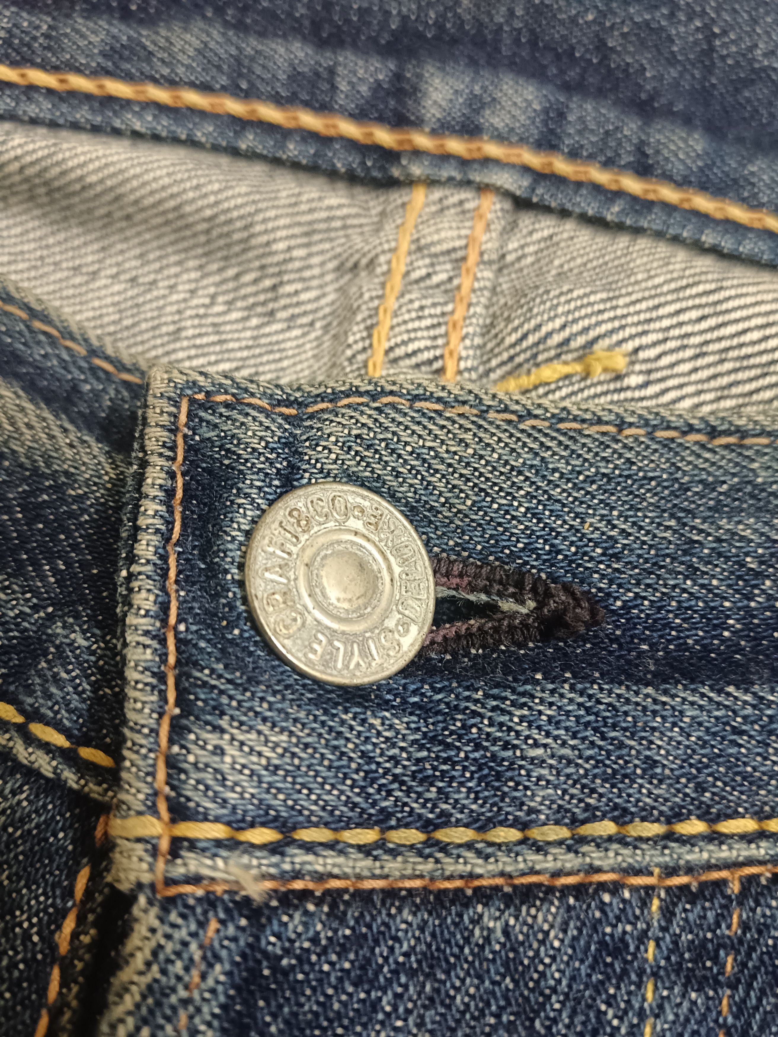 Evisu × Japanese Brand × Vintage Mighty Evisu vintage daicock big logo selvedge jeans Size US 36 / EU 52 - 12 Thumbnail