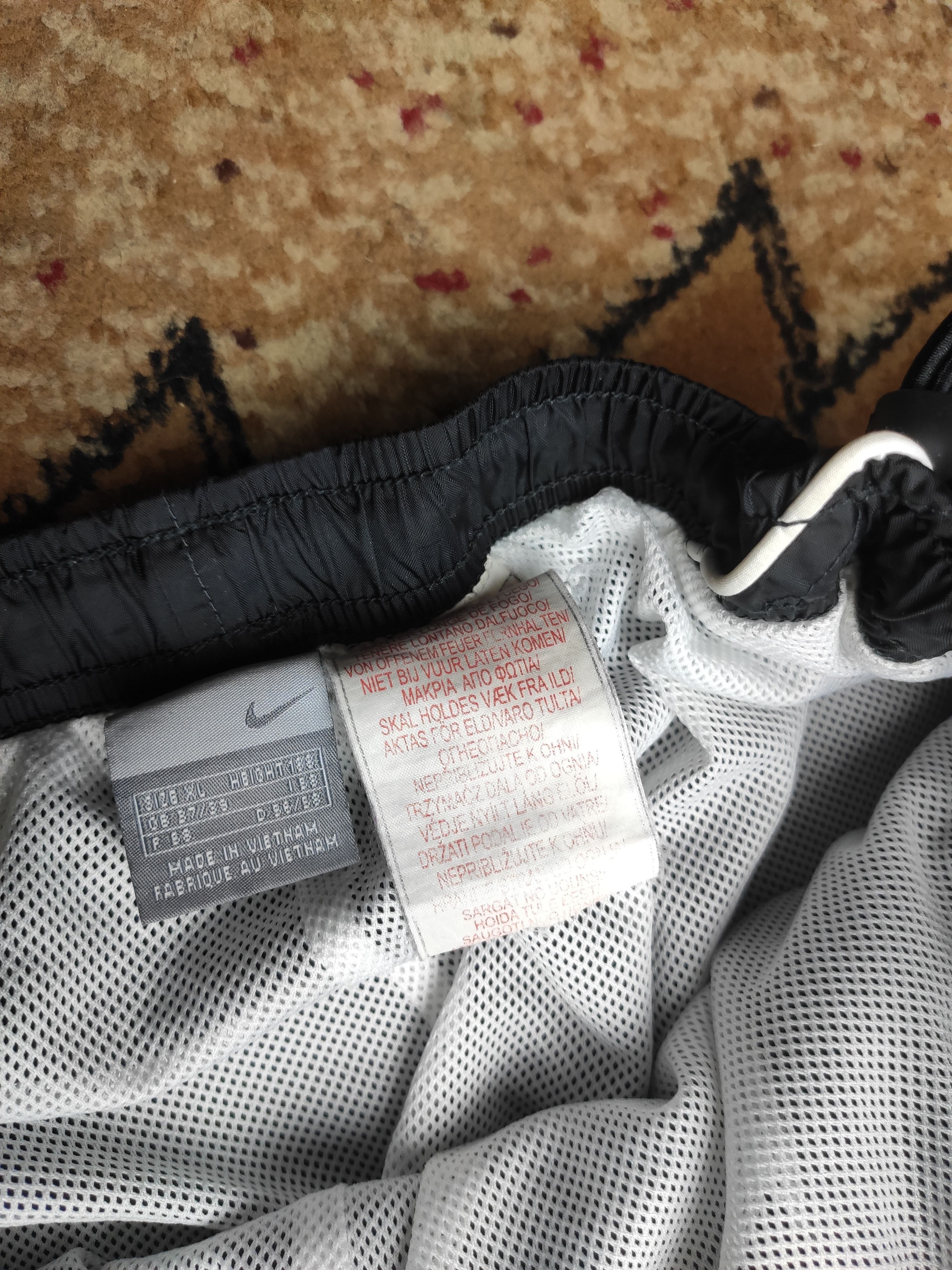 Nike × Vintage Nike vintage trackpants sweatpants 00s flared parachute L/XL Size US 34 / EU 50 - 9 Thumbnail