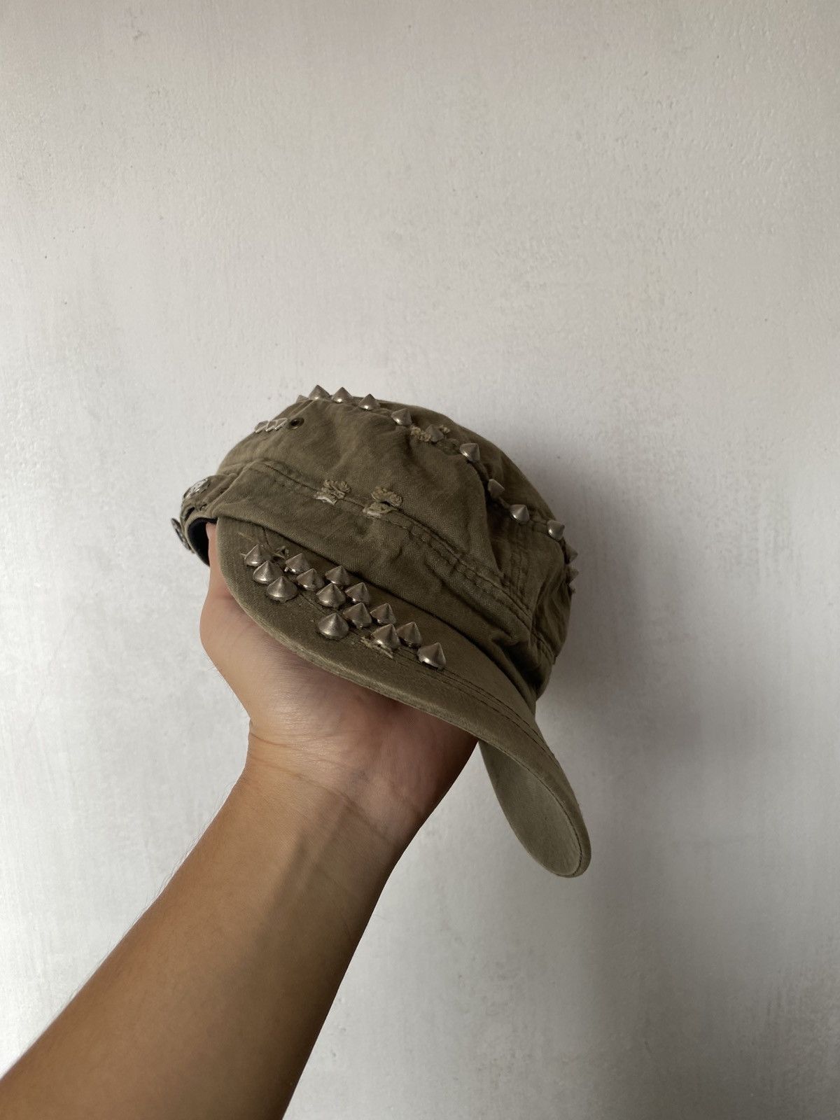 Hysteric Glamour × If Six Was Nine × Japanese Brand Cadet Distressed Spike Punk Hat Size ONE SIZE - 4 Thumbnail